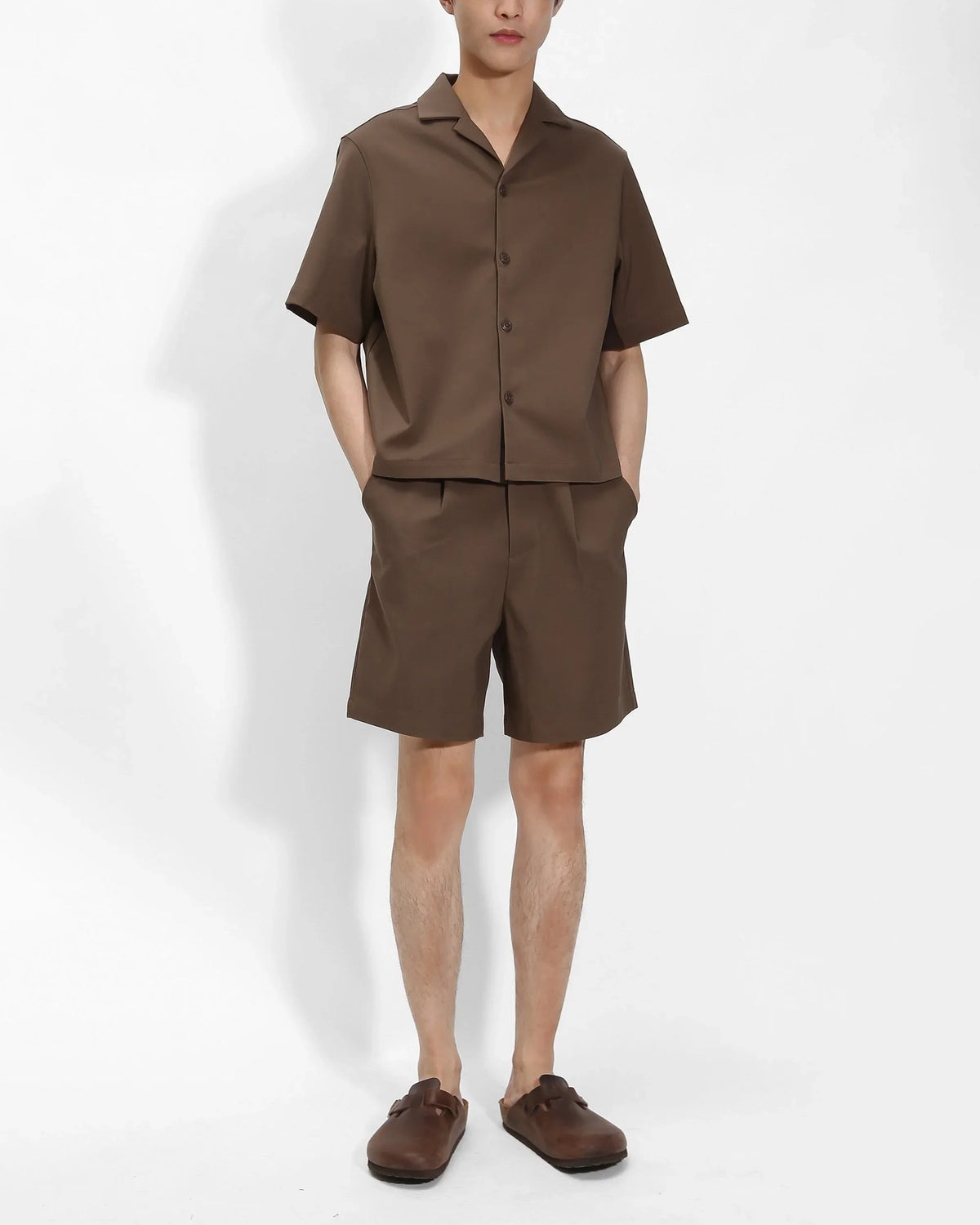 RYMH STUDIO | Pleated Shorts 001