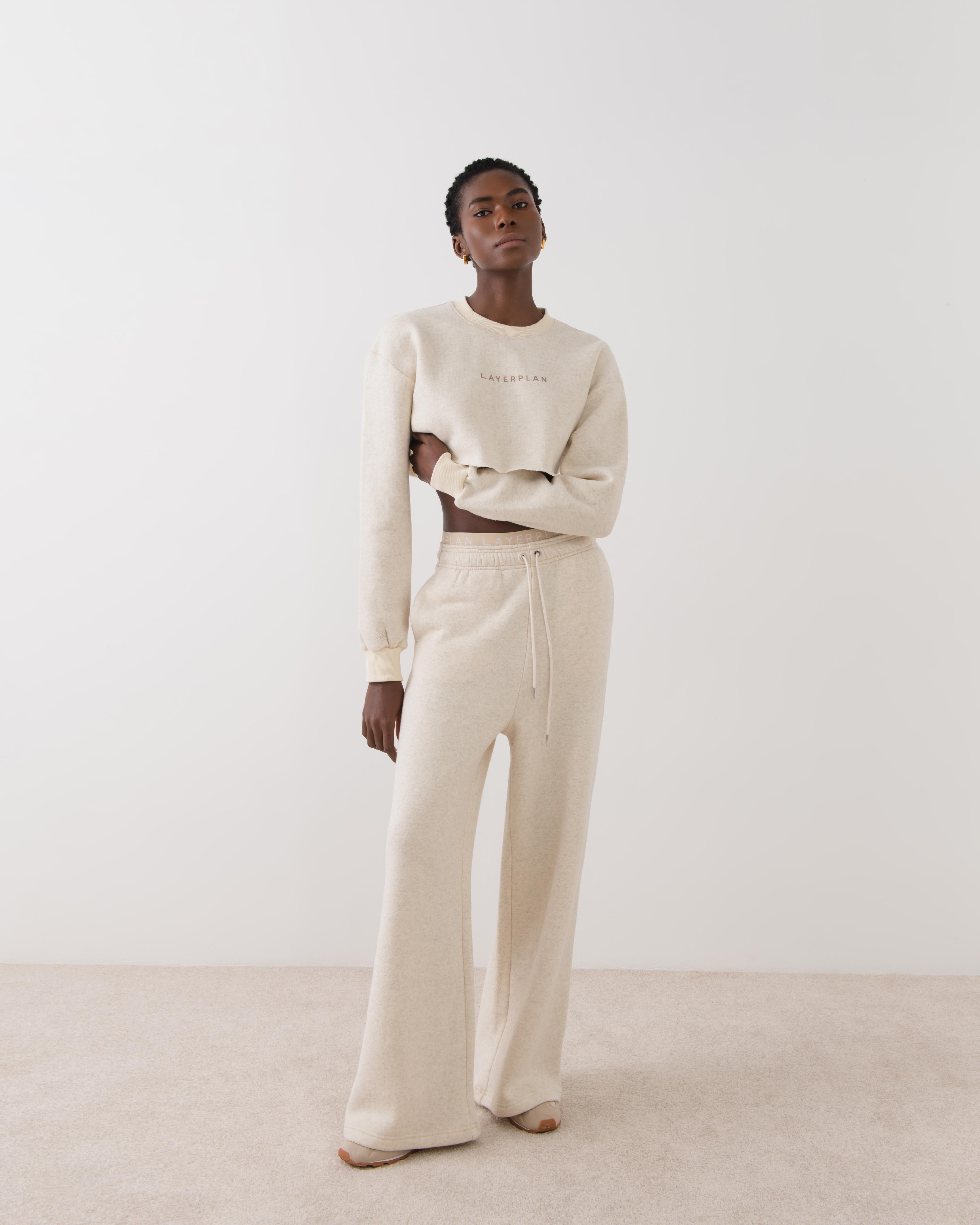 LAYERPLAN | LP Wideleg Logo Sweater Set