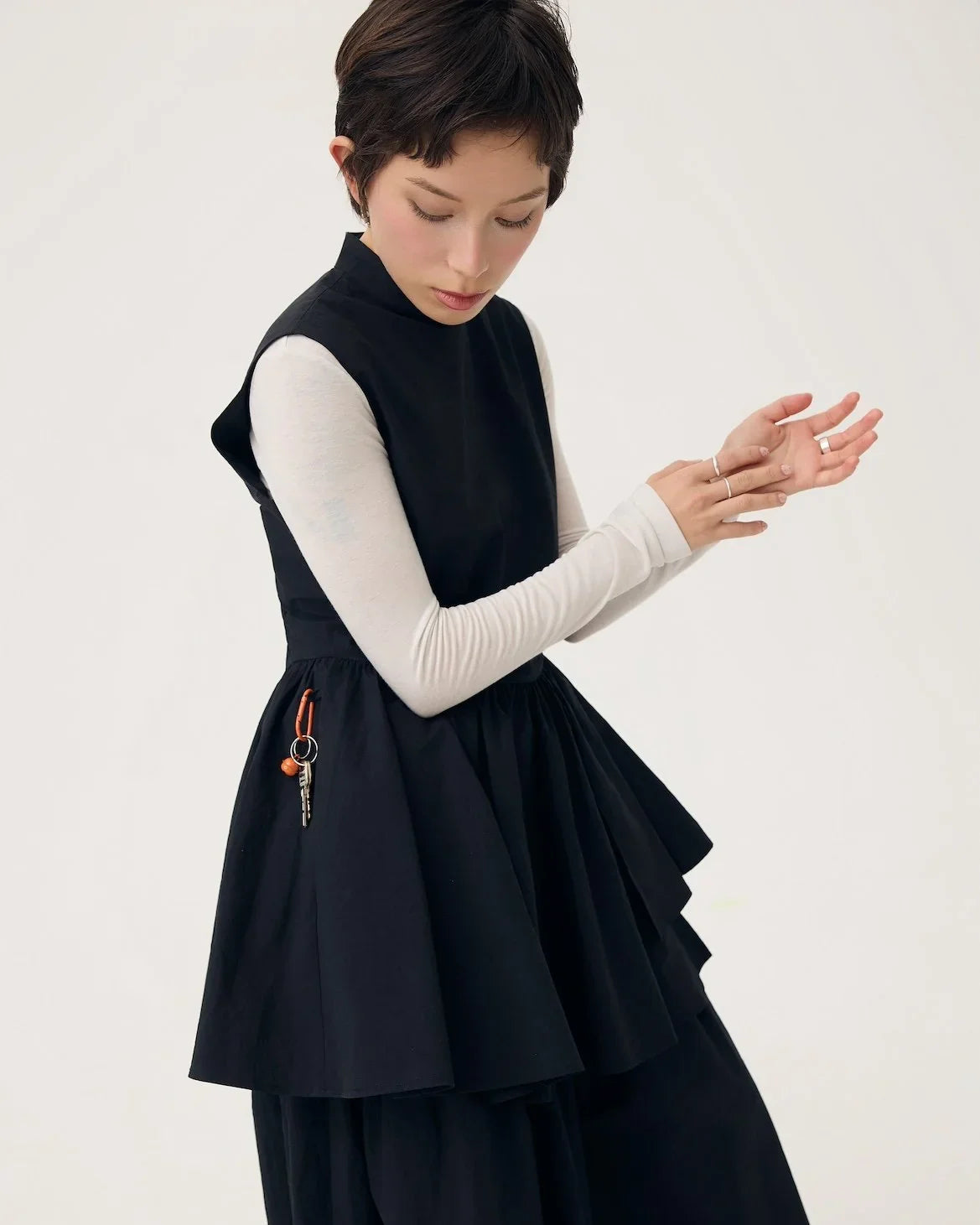 3EIGHTH | Ukabu Dress in Toner Black