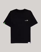 TALKING TOES | Picky Pickle Oversized Tee - Black
