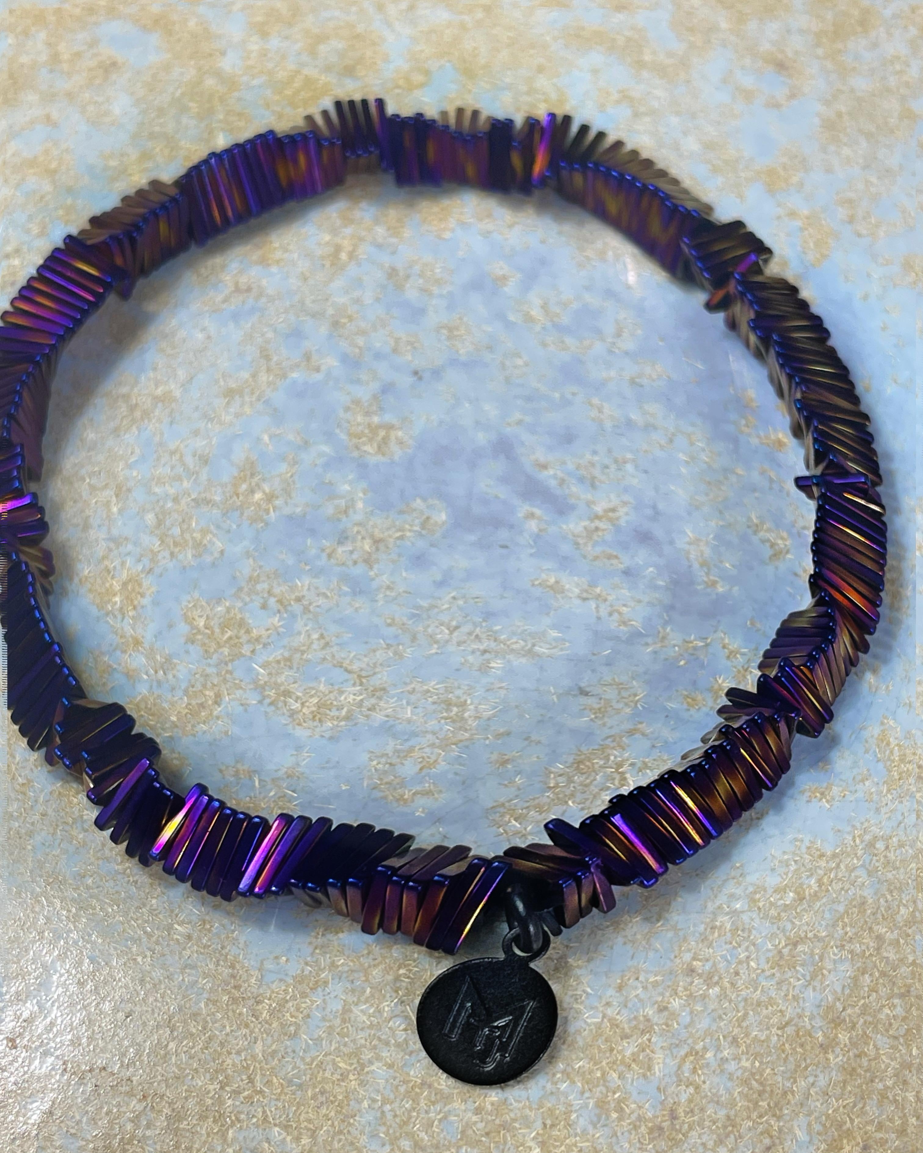 MARILYN TAN JEWELLERY | Kinetic Hematite Gemstone Elastic Bracelet