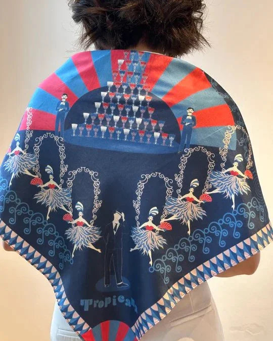 BINARY STYLE | Tropicana Dream Silk Scarf