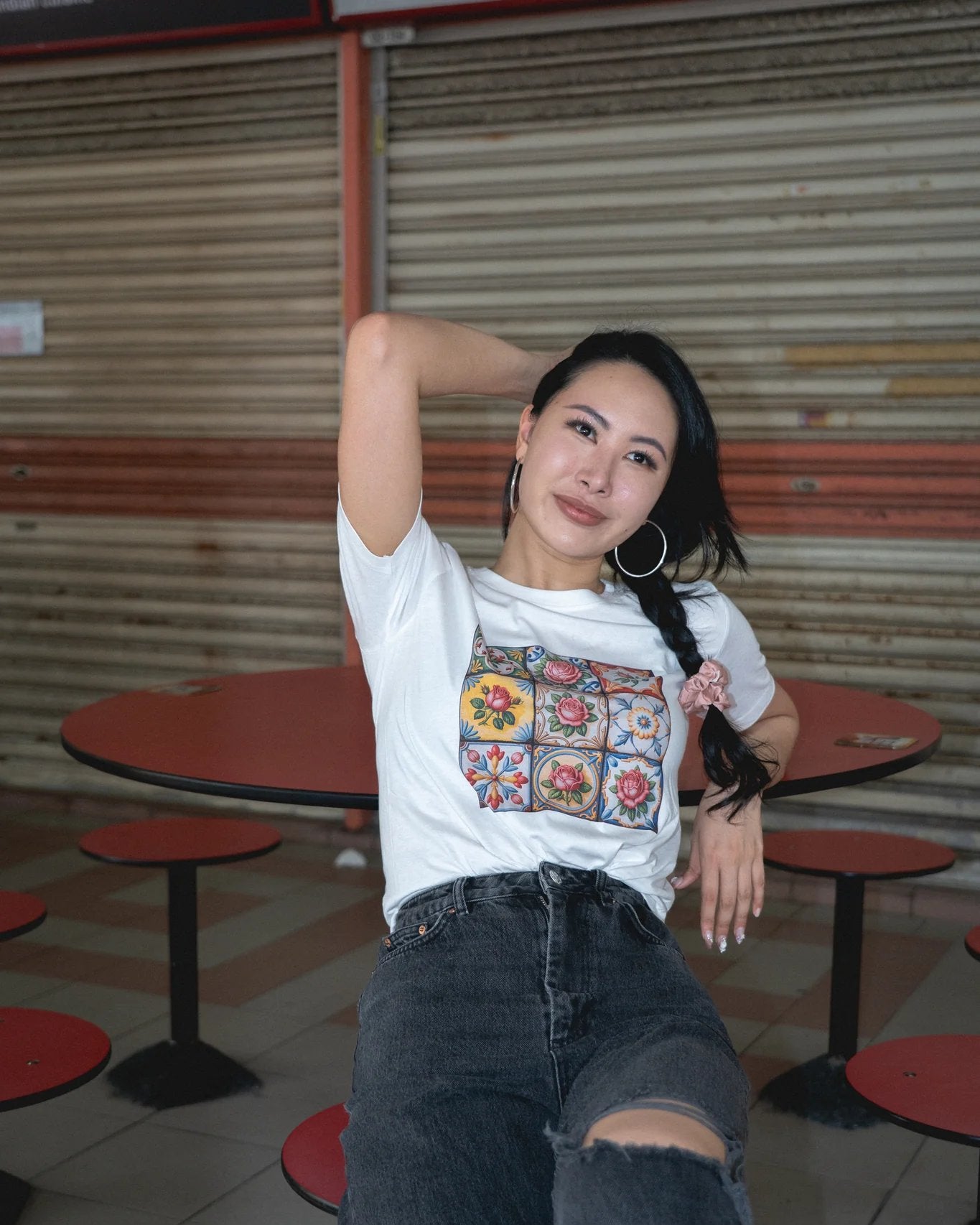 PHOTO PHACTORY | Little Red Dot T-Shirt | Peranakan Tiles Tee