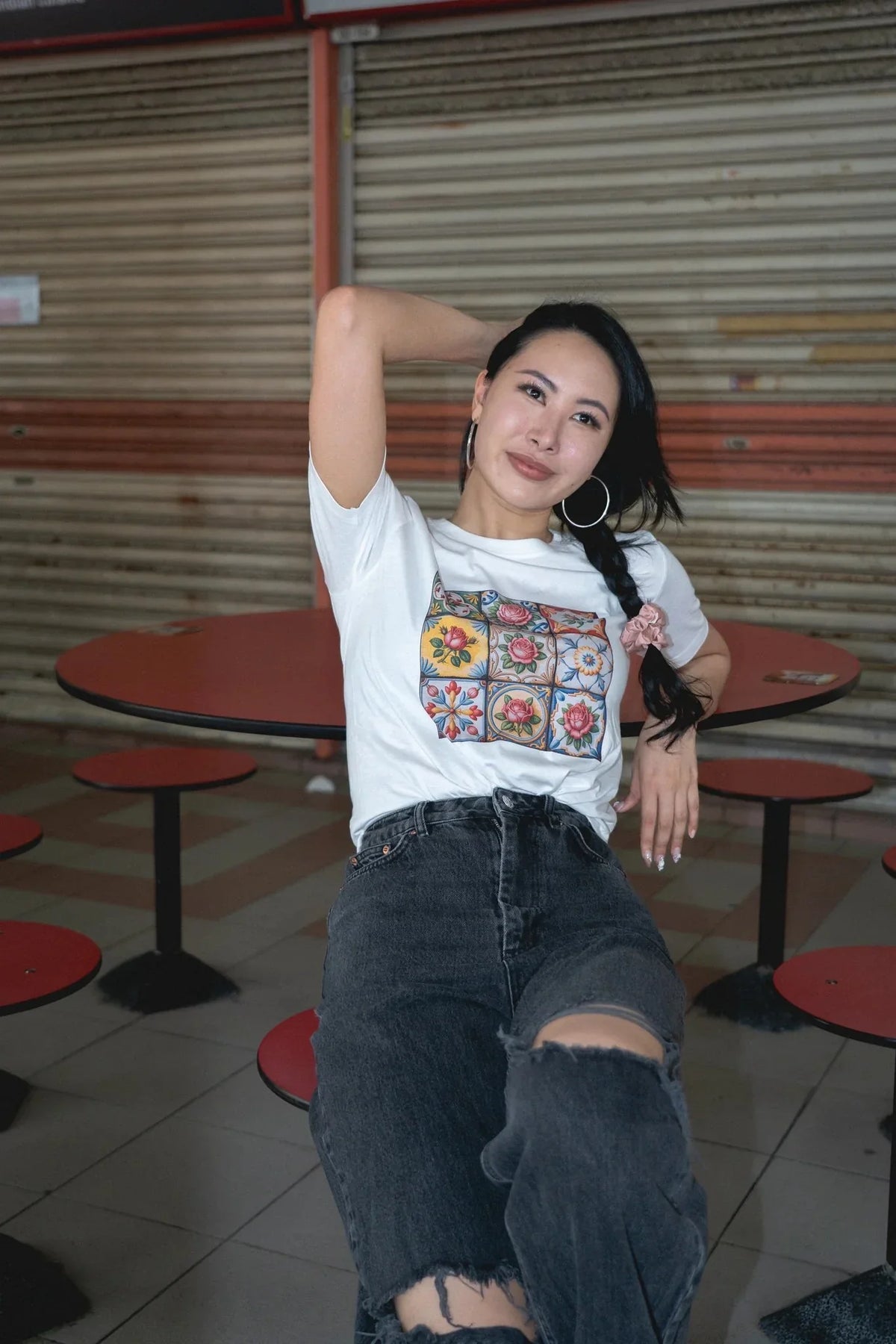 PHOTO PHACTORY | Little Red Dot T-Shirt | Peranakan Tiles Tee