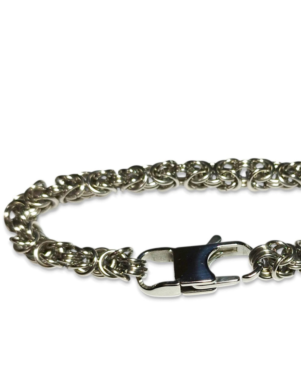 CREATIVE JEWELLERY STUDIO | Byzantine Stainless Steel Bracelet by Hooked On Maille
