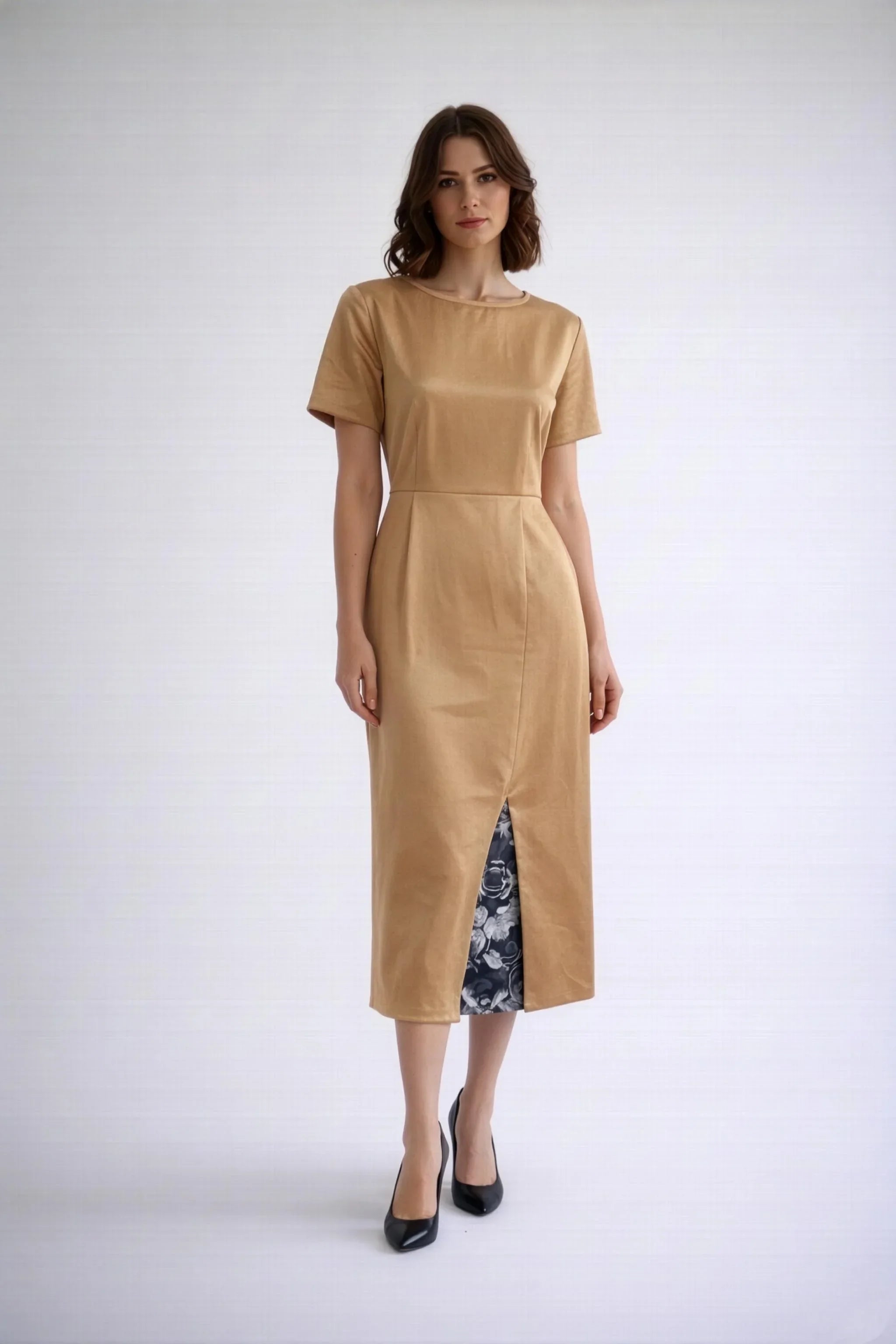 WOLF & BYRD | Golden Current Dress