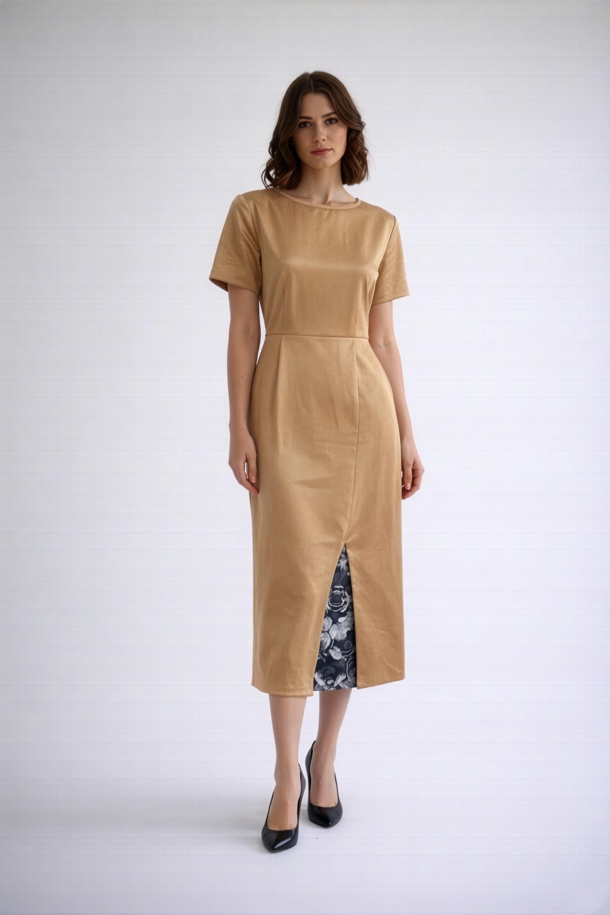 WOLF & BYRD | Golden Current Dress