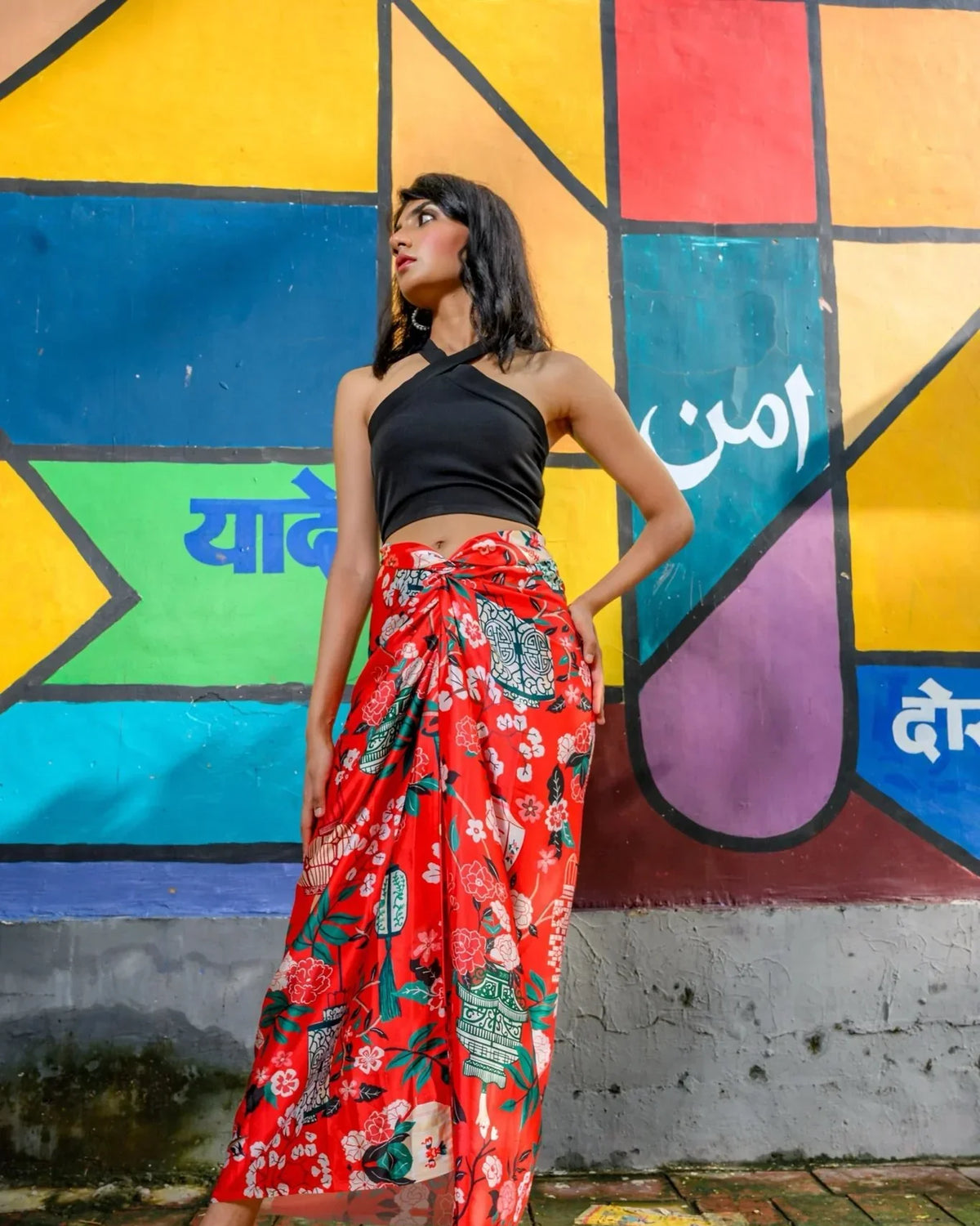 PHOTO PHACTORY | Jiwas Wrap Skirt Lantern Skirt