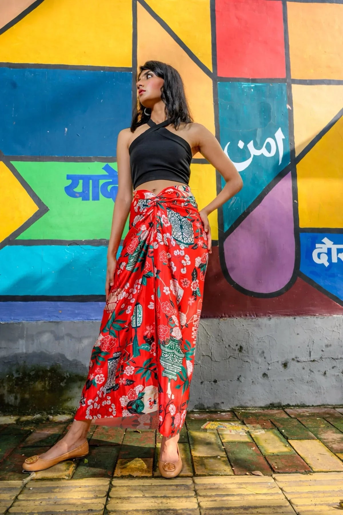 PHOTO PHACTORY | Jiwas Wrap Skirt Lantern Skirt