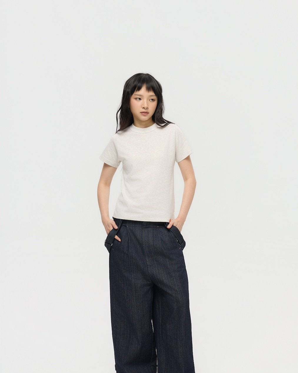 3EIGHTH | Barun Trousers in Slub Denim by Kaihara Japan