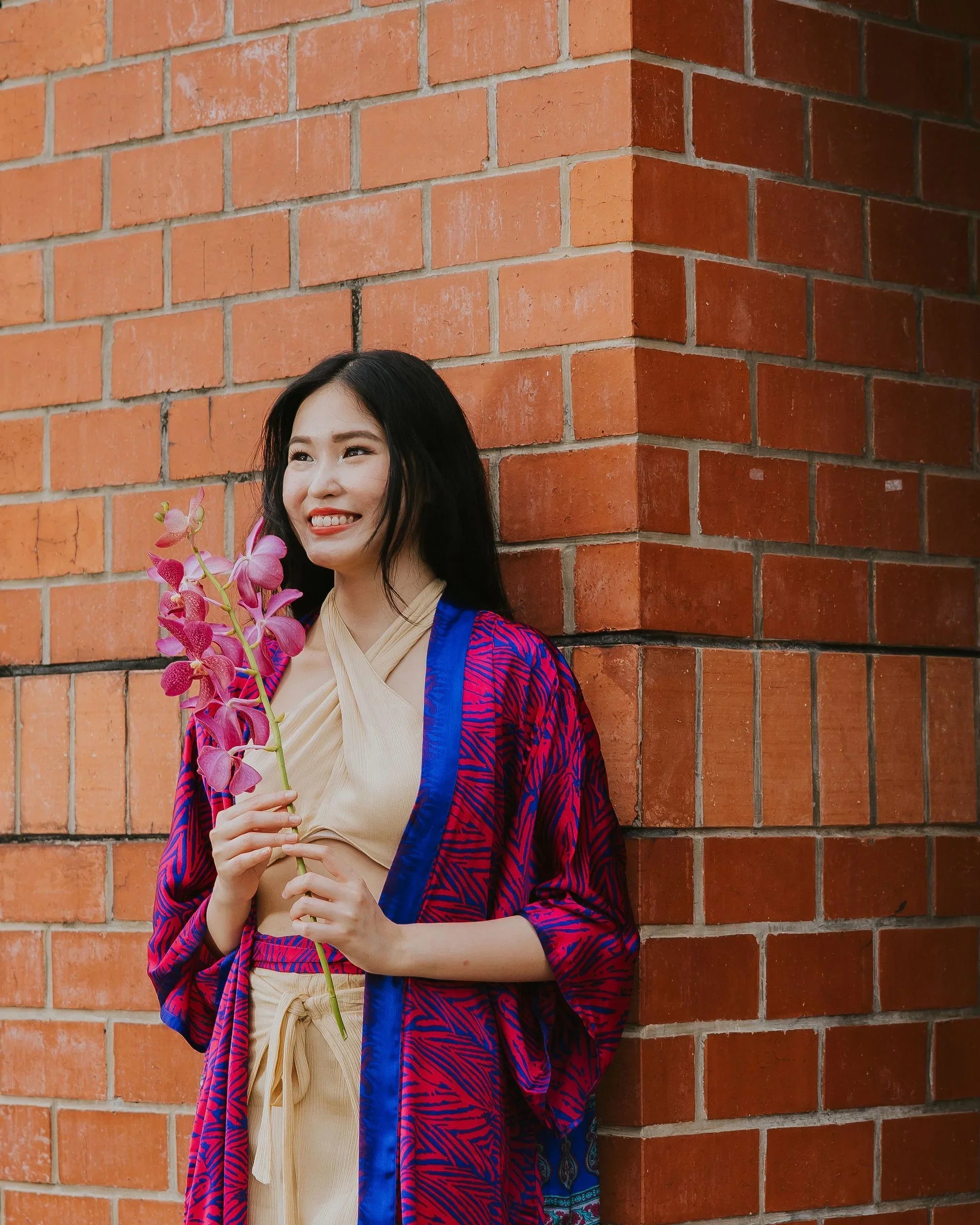 RAJA RANI | Modal Silk Long Kimono