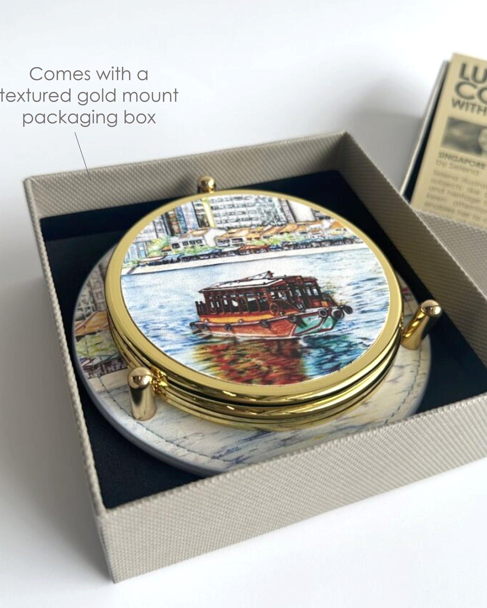 THE ART FACULTY | Premium Coasters Set W Holder