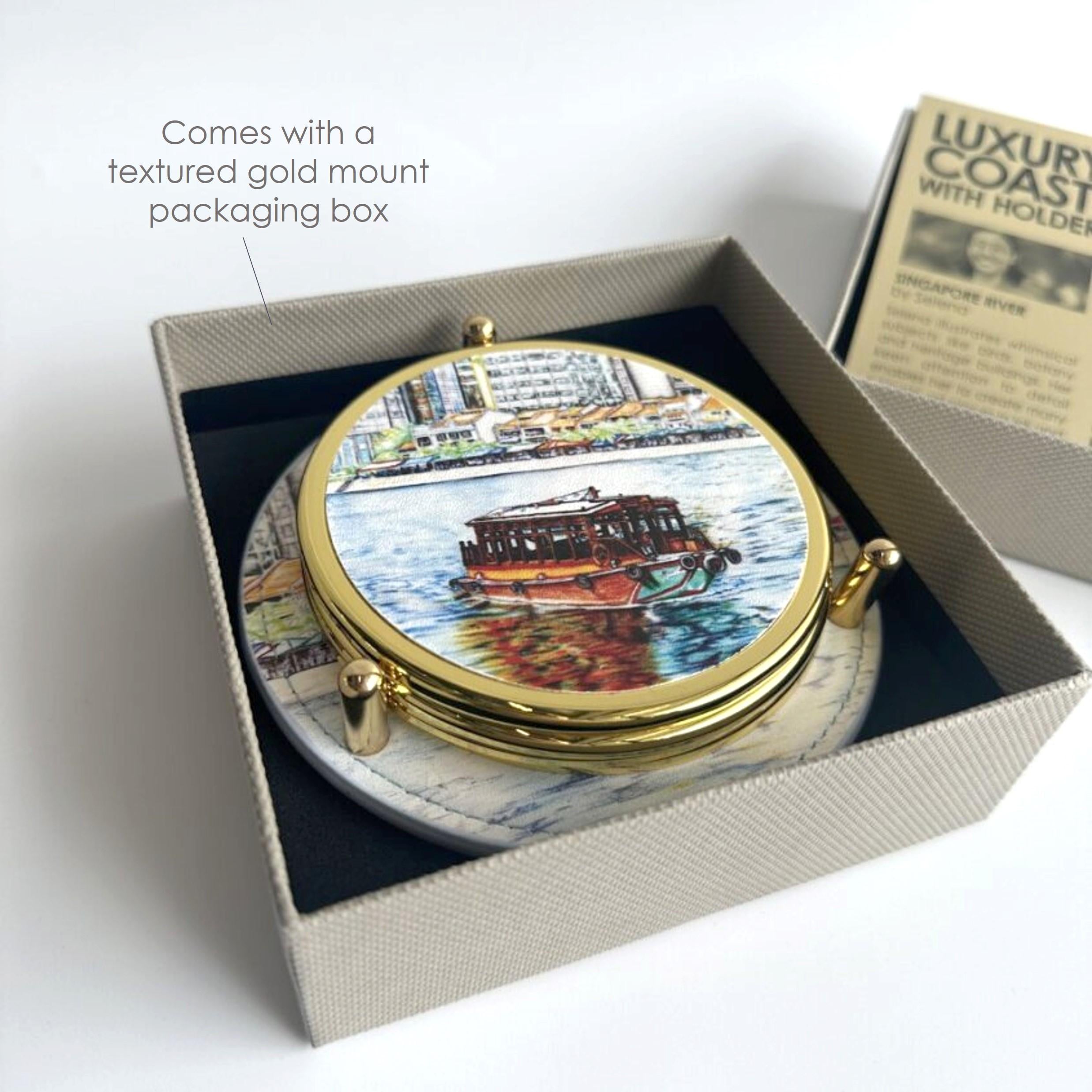 THE ART FACULTY | Premium Coasters Set W Holder