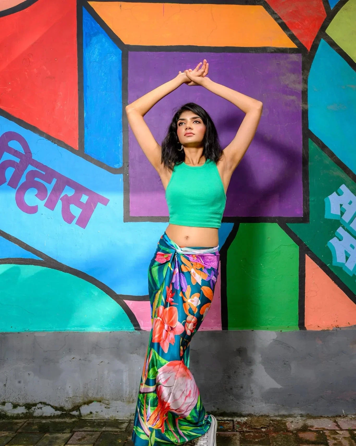 PHOTO PHACTORY | Jiwas Wrap Skirt | Garden City Skirt