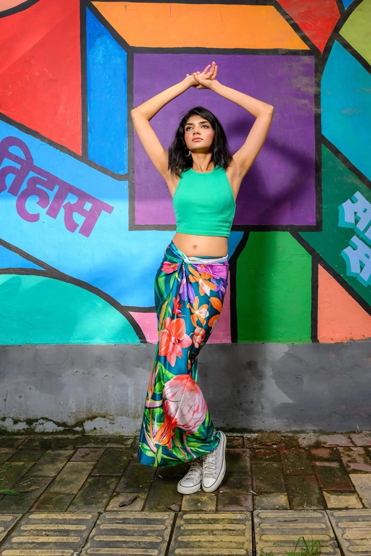 PHOTO PHACTORY | Jiwas Wrap Skirt | Garden City Skirt
