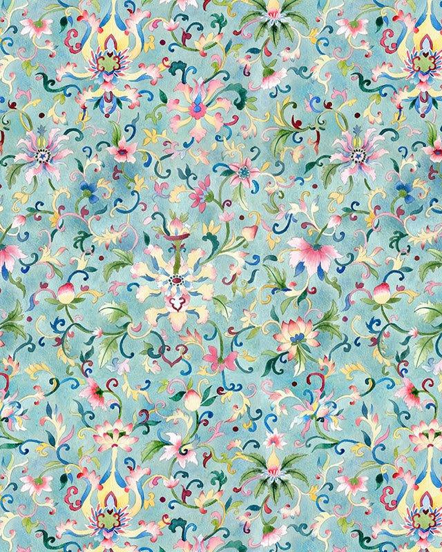 SINGLAPA | Chinese Floral Pocket Square