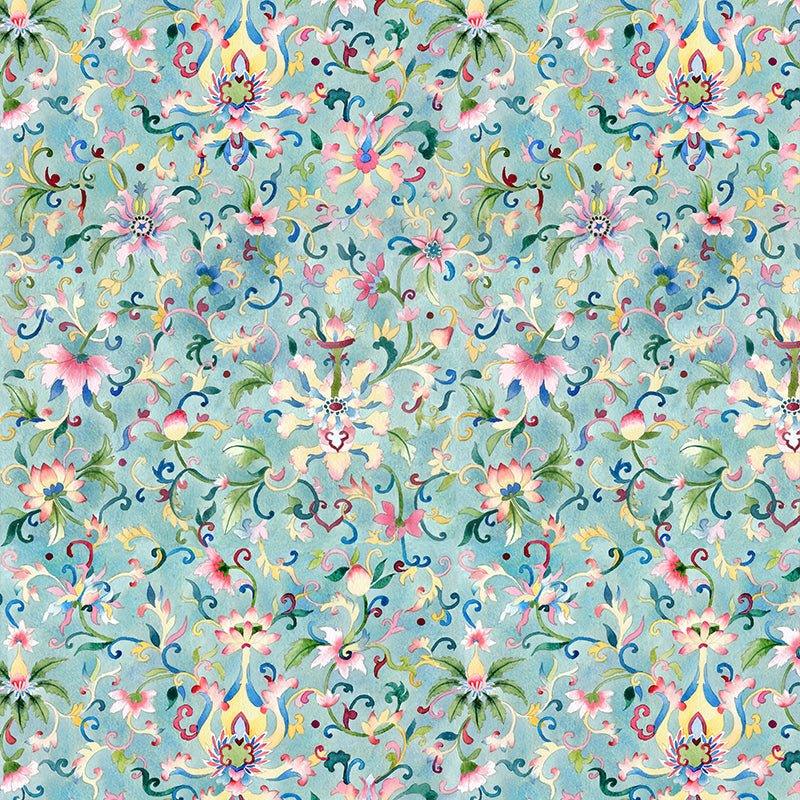 SINGLAPA | Chinese Floral Pocket Square