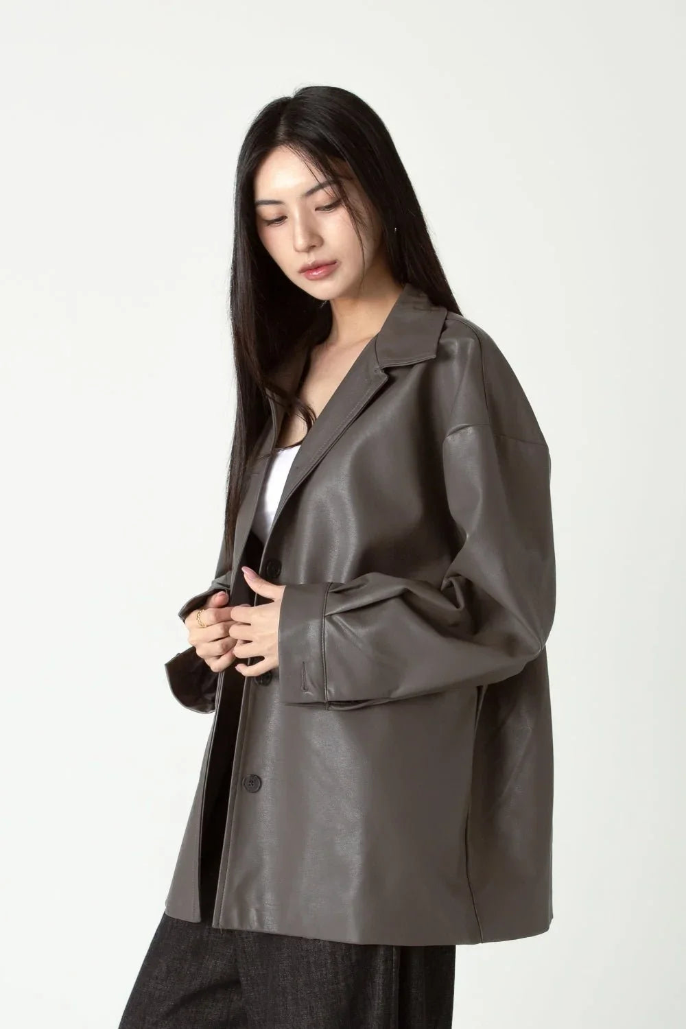 SAERO COLLECTIVE | Gajuk Oversized Jacket | Charcoal Grey