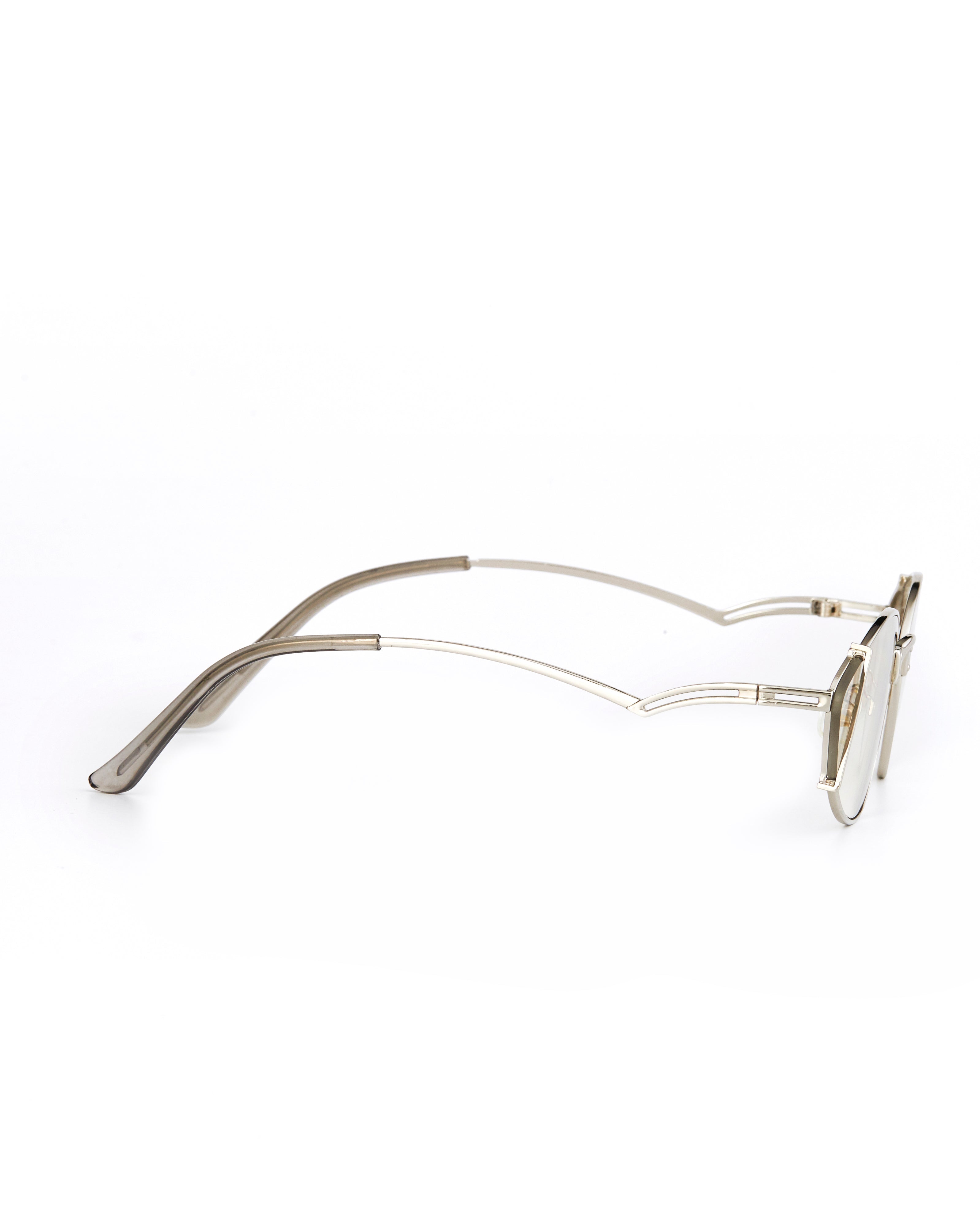 PROJECTWEAR | EVERETT Cat Eye Sunglasses Silver/Silver