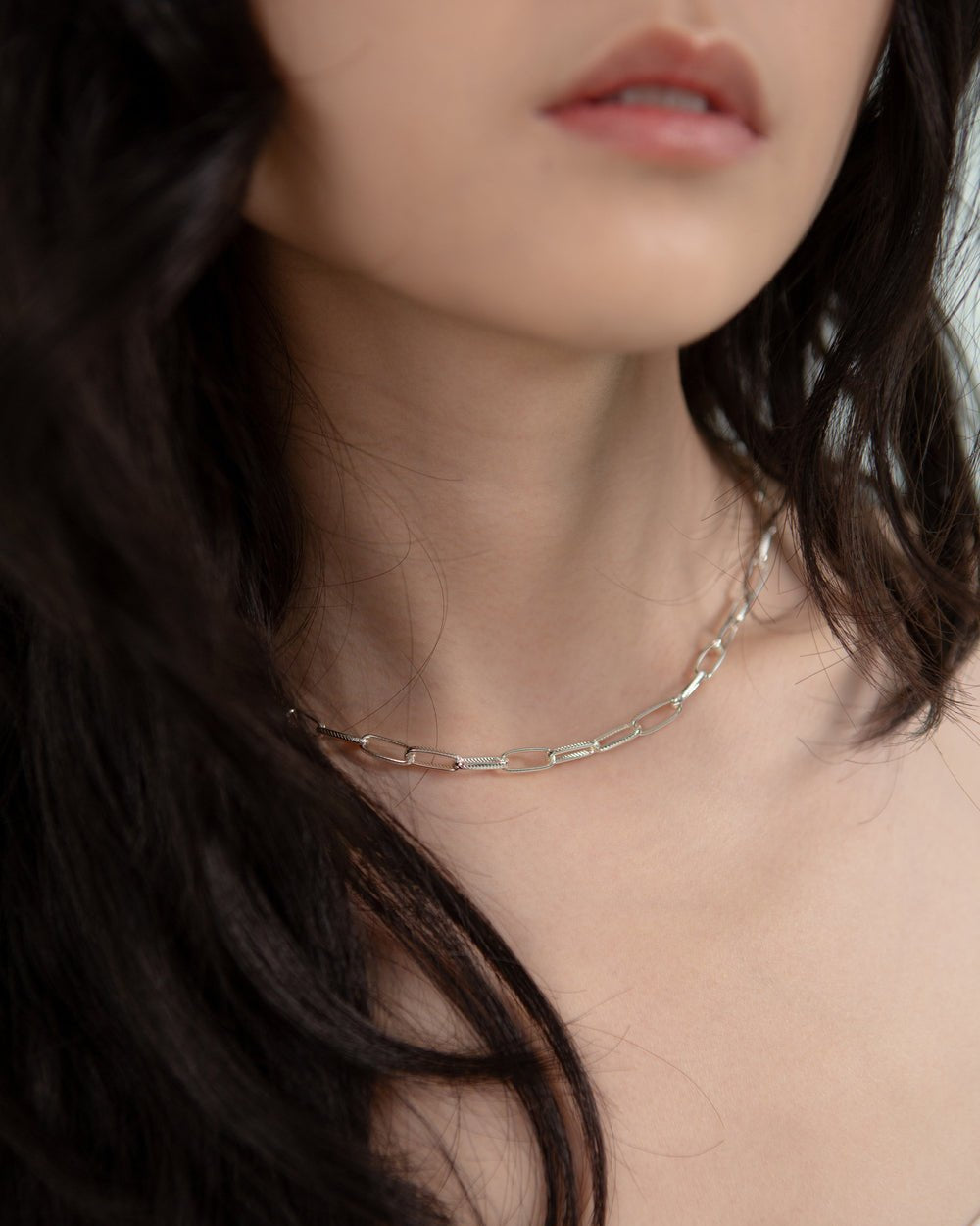 SAERO COLLECTIVE | Hayan Link Necklace | Silver