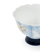 CRAFILAB | Blue Begonia & Tall Foot Teacup