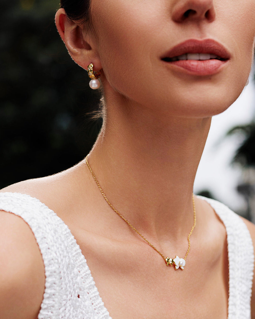 PEARLY LUSTRE | Top Grade Freshwater Pearl Necklace WN00688 | ORCHID