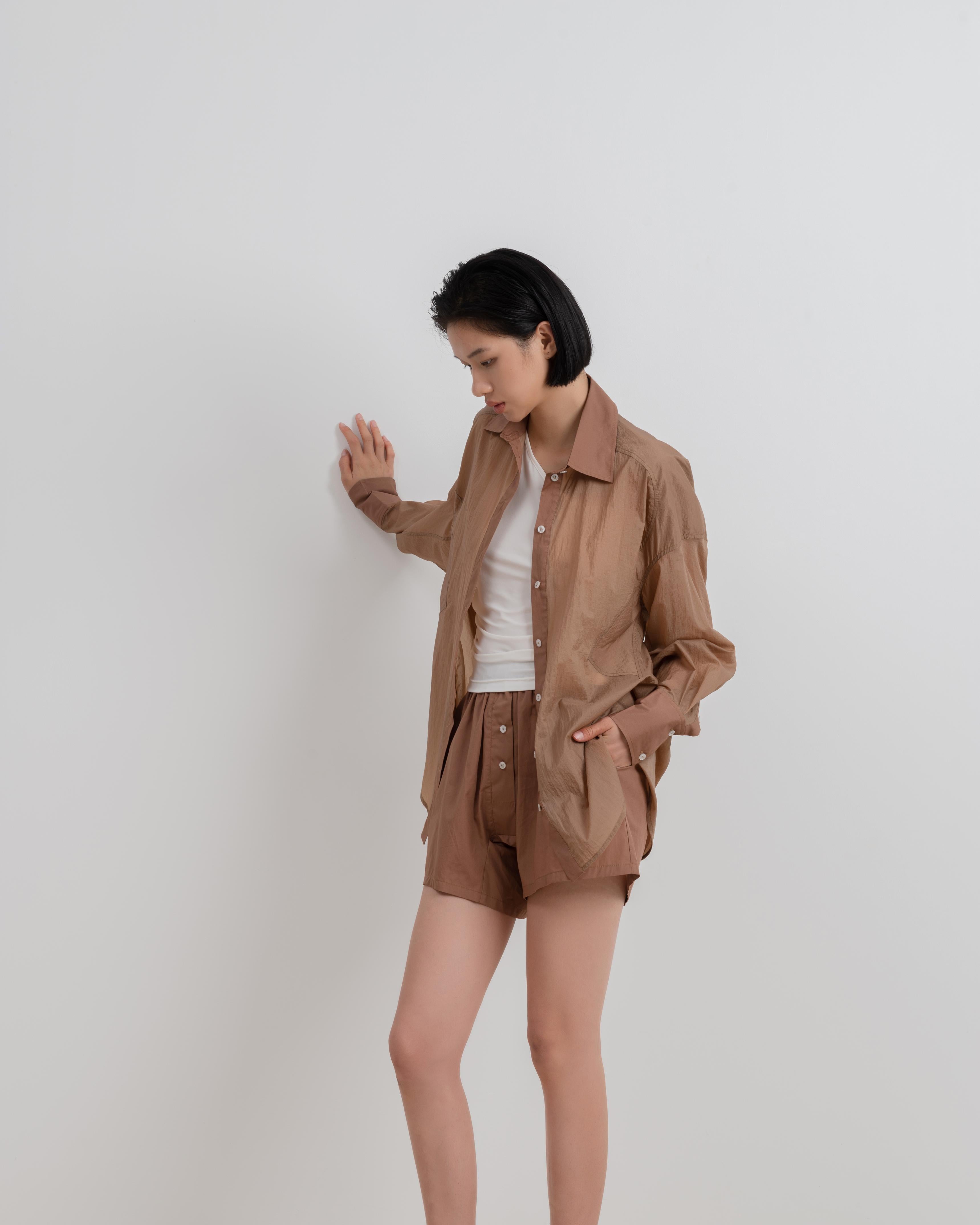 LAYERPLAN | Pieced Oversized Shirt Layers