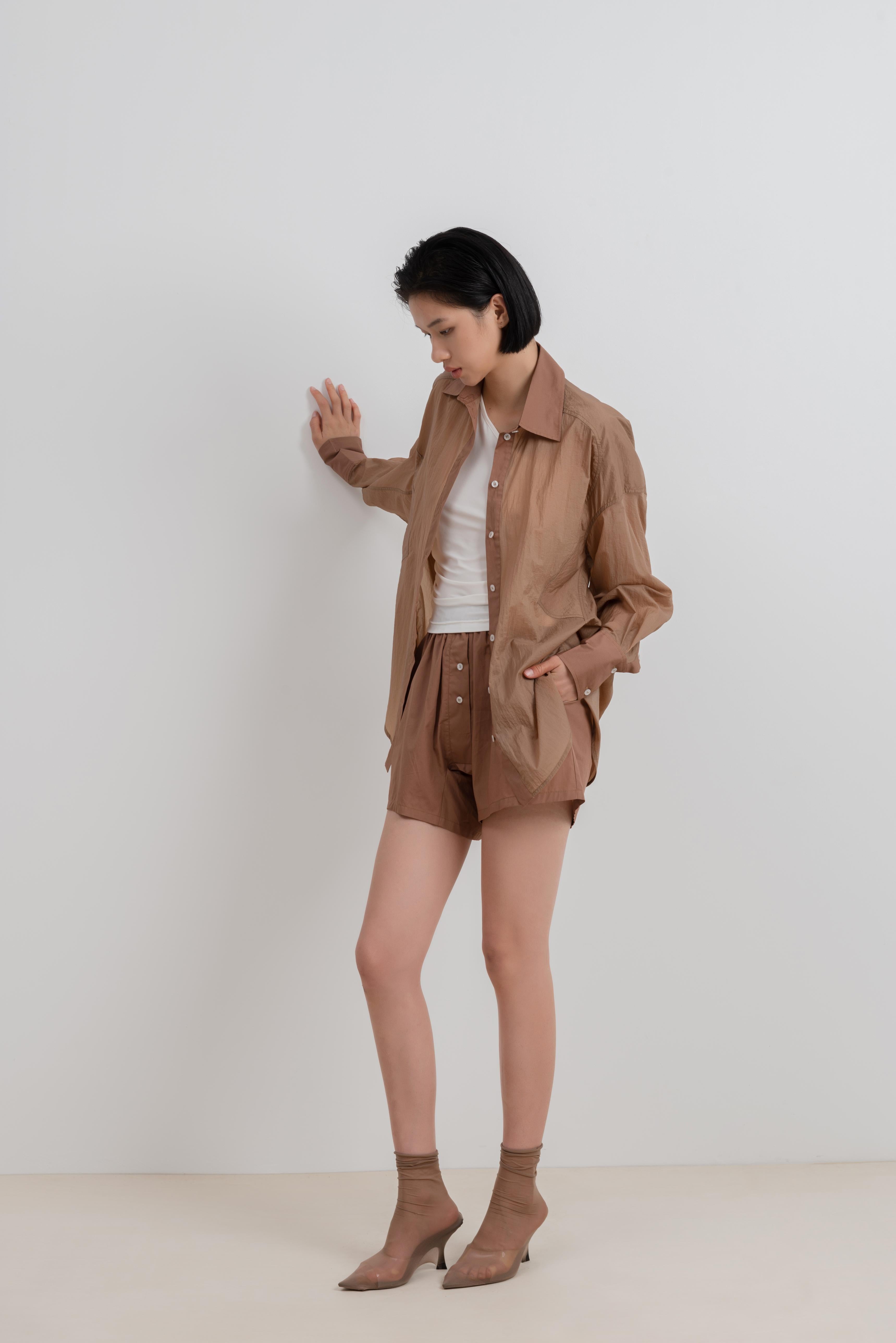 LAYERPLAN | Pieced Oversized Shirt Layers