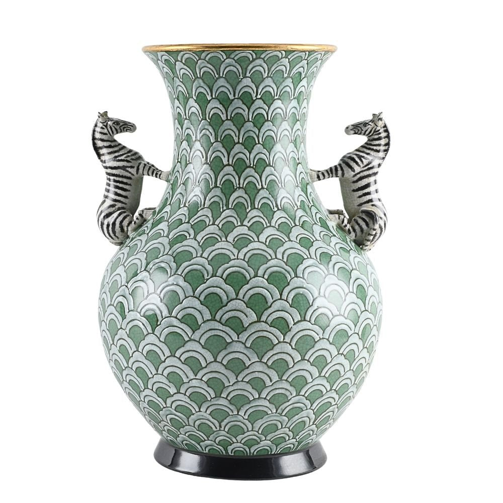 CAM | Isla Porcelain Vase - Zebre