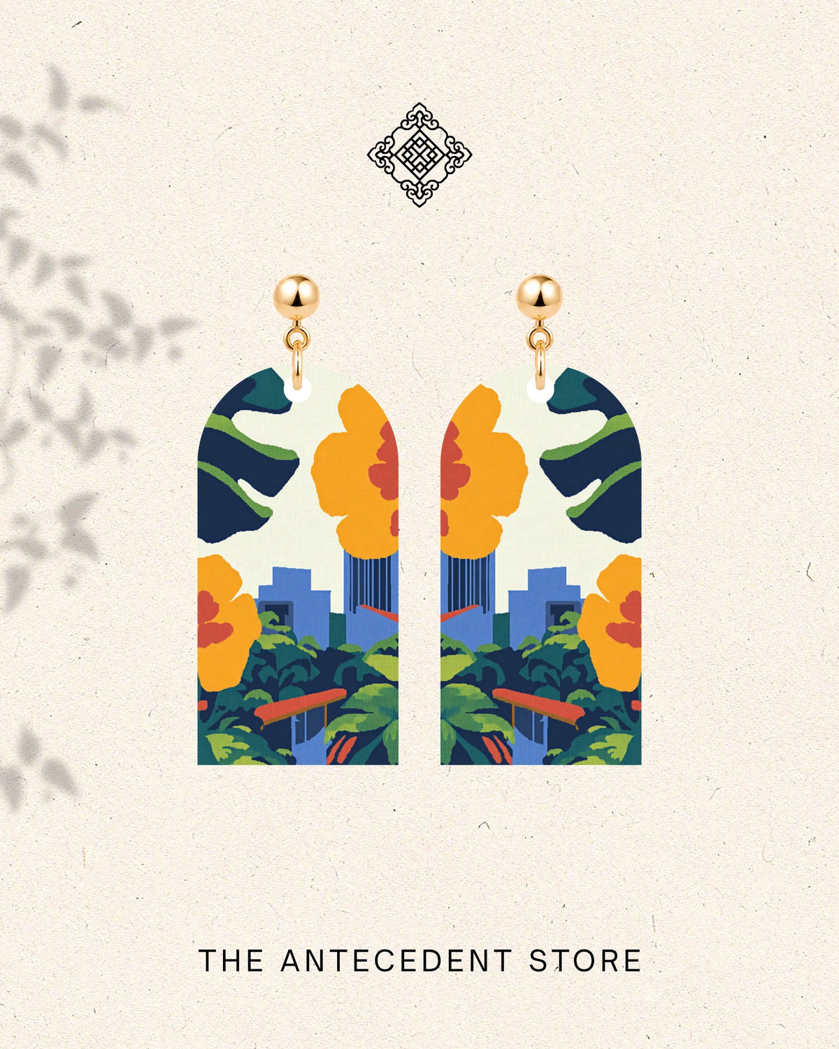 THE ANTECEDENT STORE | Singapore Skyline Earrings | Island Colours Series No. 03