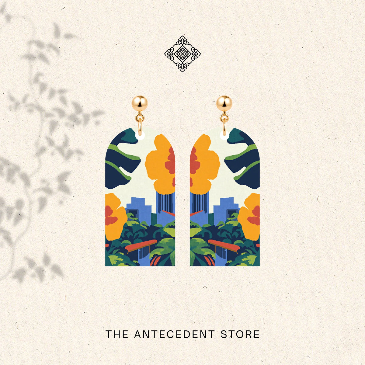 THE ANTECEDENT STORE | Singapore Skyline Earrings | Island Colours Series No. 03