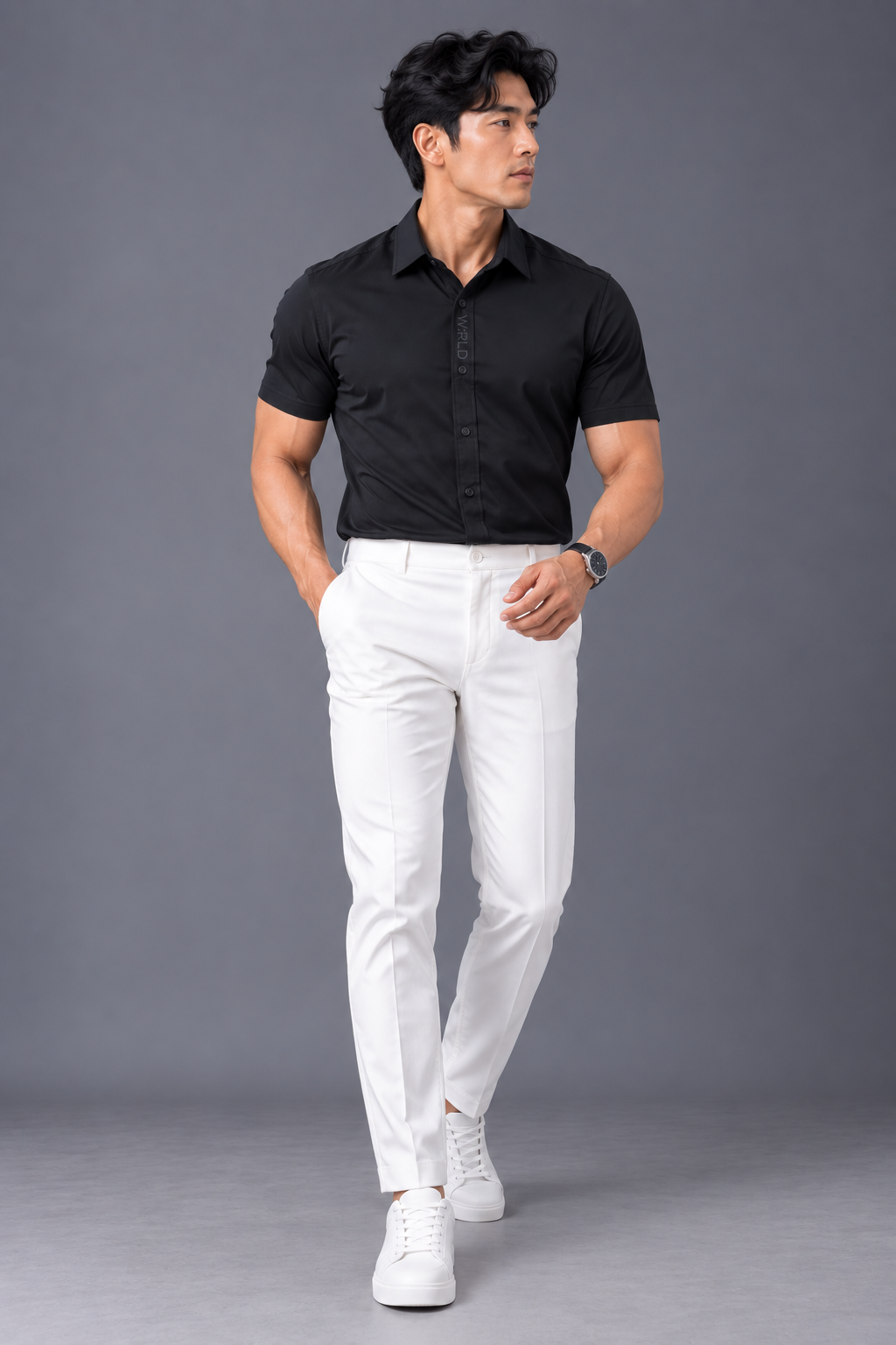 WRLD | PERFORMANCE S/S SHIRT | BLACK