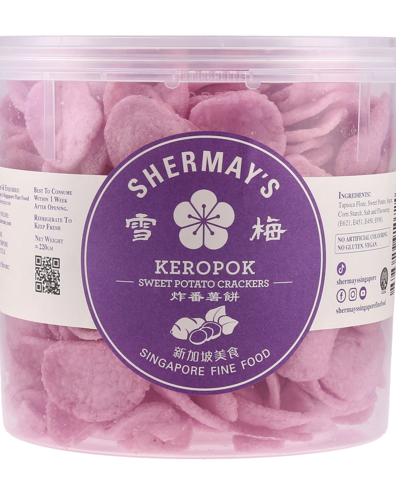 SHERMAY'S SINGAPORE FINE FOOD | Sweet Potato Cracker Bucket