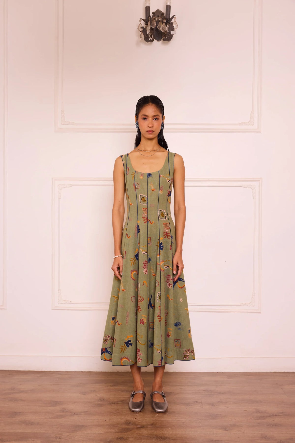 SUI | Bold Nights Handwoven Maxi Dress