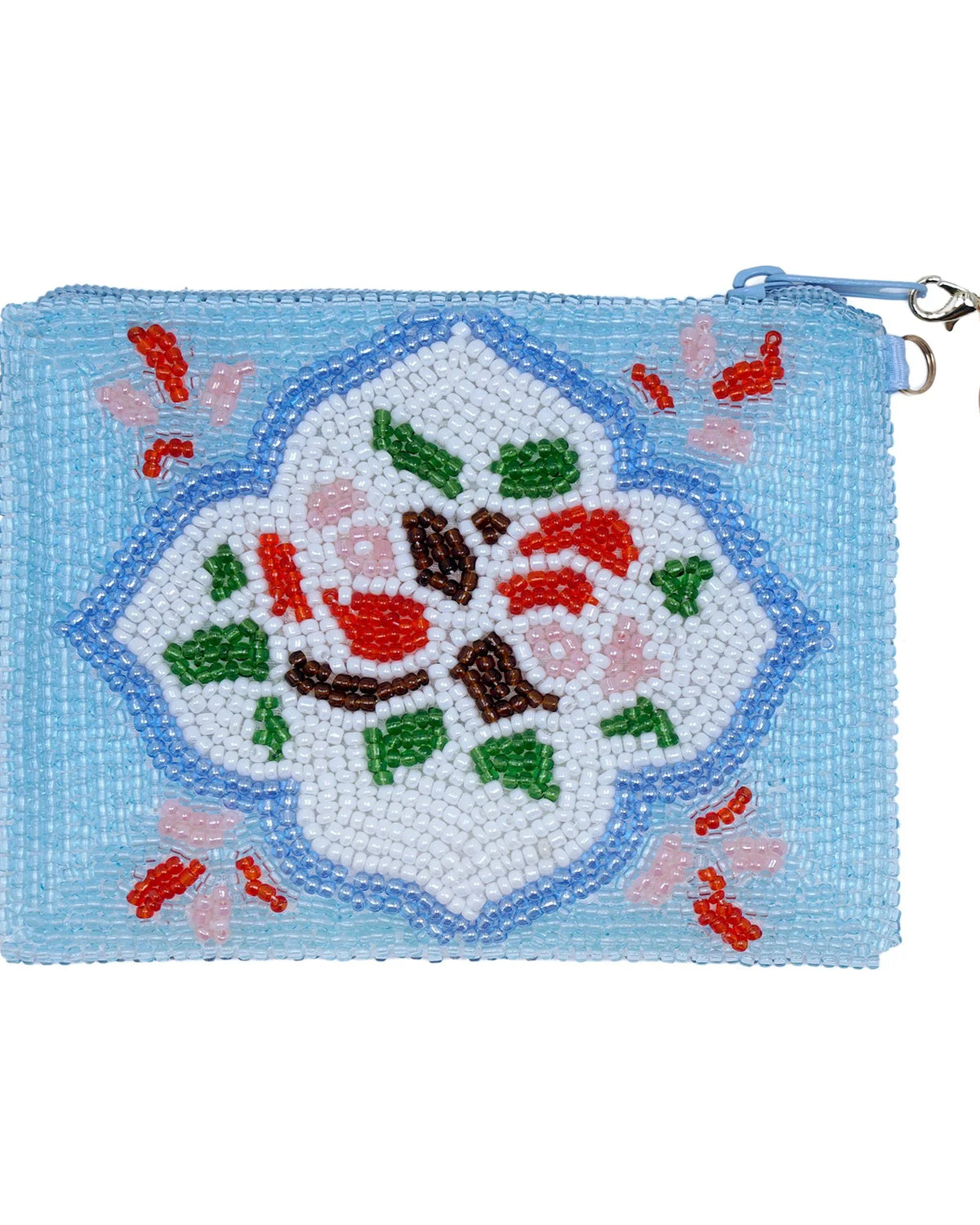 COCOONESE | Beaded Coin Purse - Spring Mosaic (BL)
