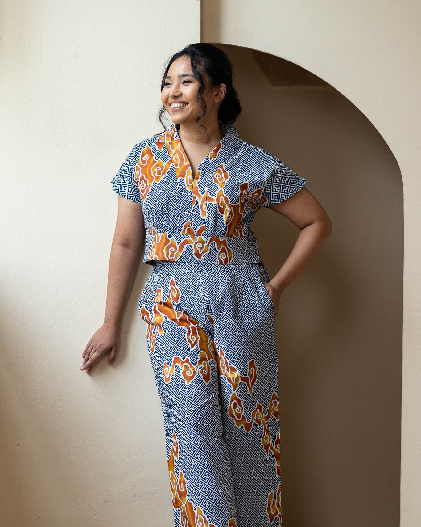 STUDIO GYPSIED | Batik Signature Culottes In Tumbuh Indigo