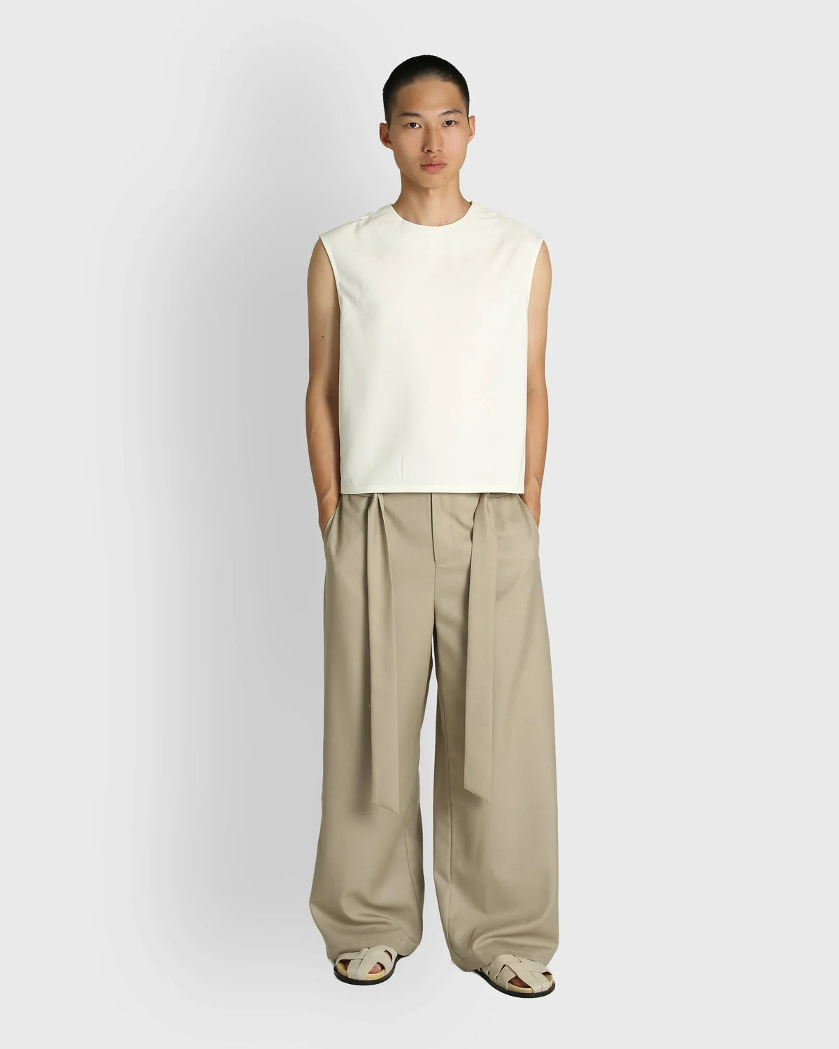 RYMH STUDIO | Straight-Cut Palazzo Trousers 003