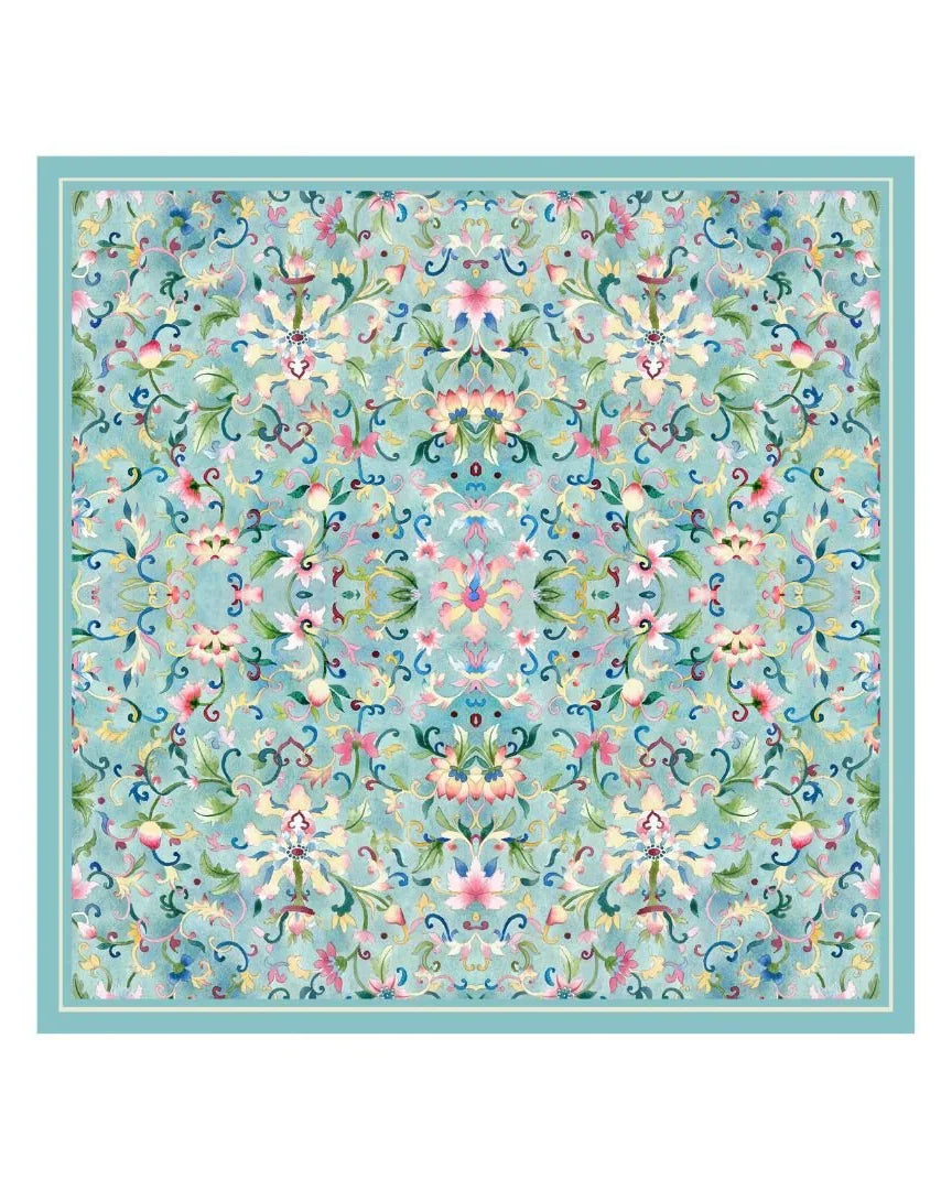 SINGLAPA | Chinese Floral Pocket Square