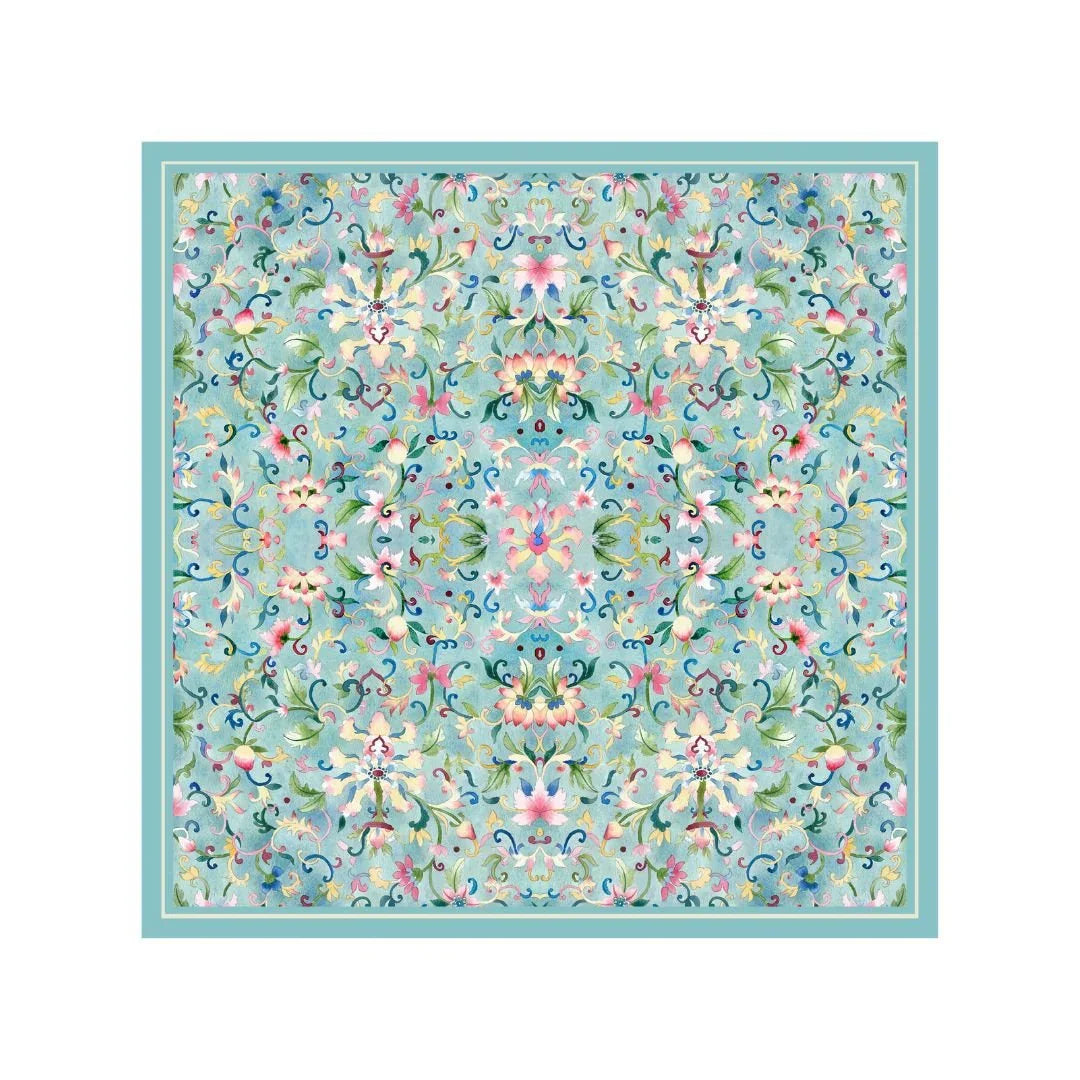 SINGLAPA | Chinese Floral Pocket Square