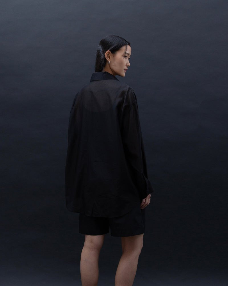 SAERO COLLECTIVE | Malgeun Tencel Shirt | Black