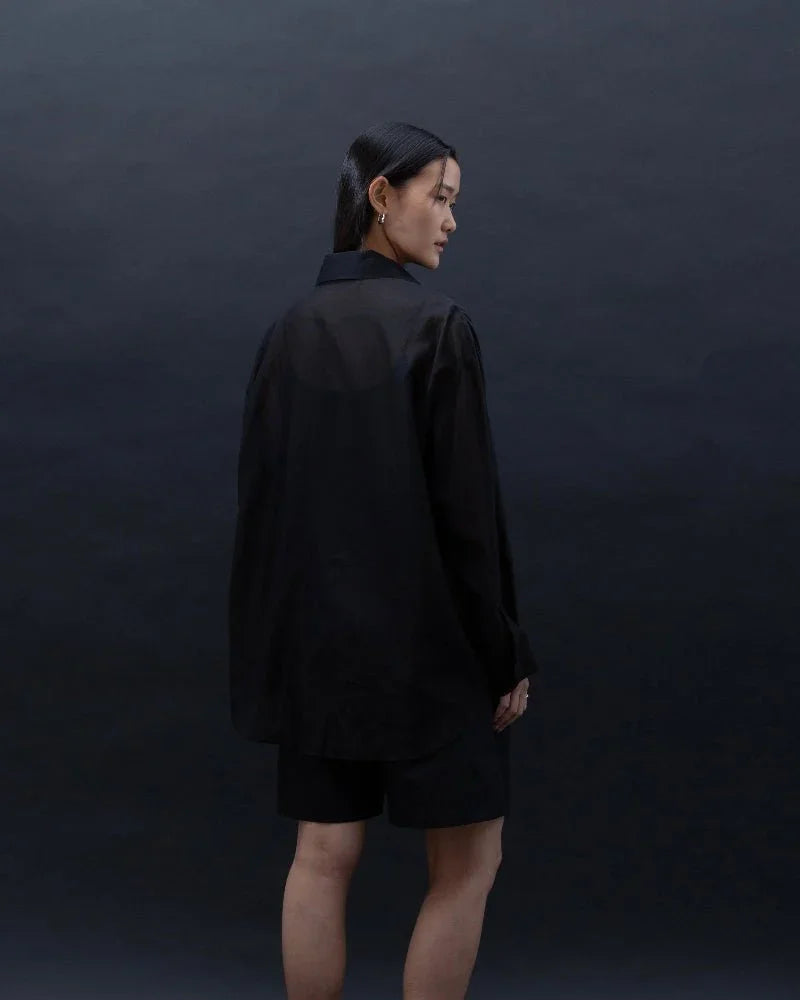 SAERO COLLECTIVE | Malgeun Tencel Shirt | Black