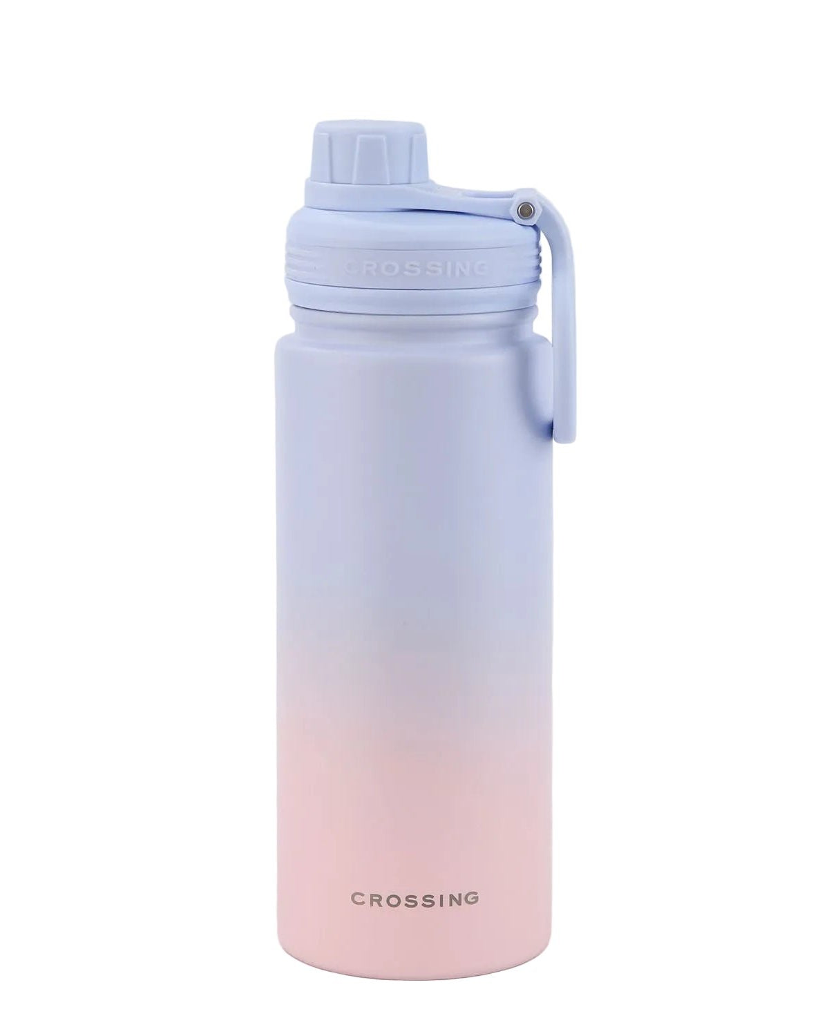 CROSSING | 600ml Urban S/S Insulated Screw Cap Sports Bottle With Handle