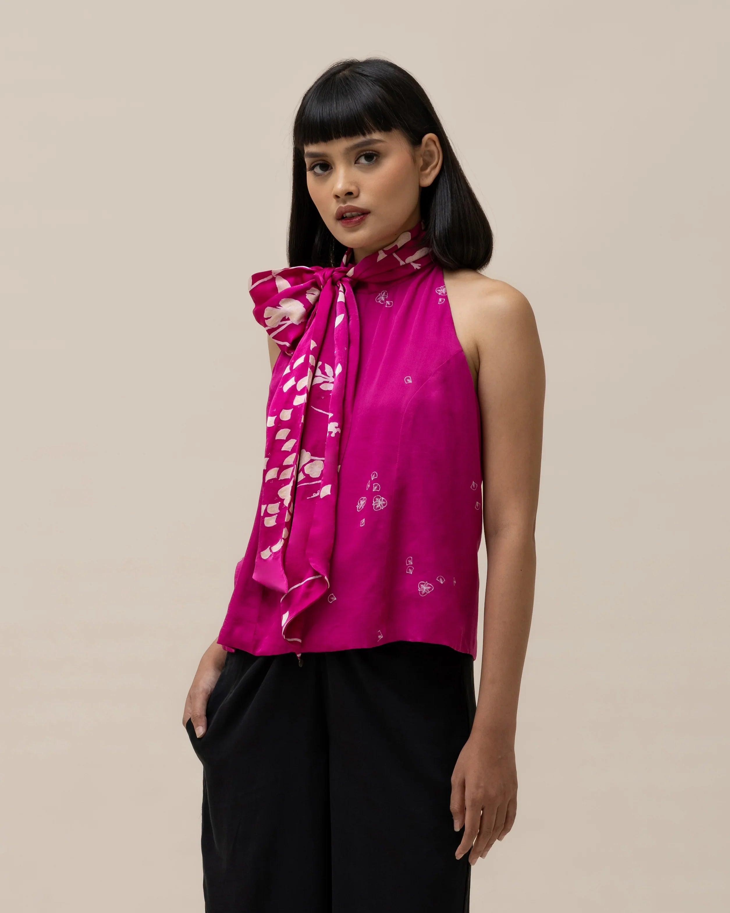 SUKKHA CITTA | KEMBANG - Ribbon Scarf