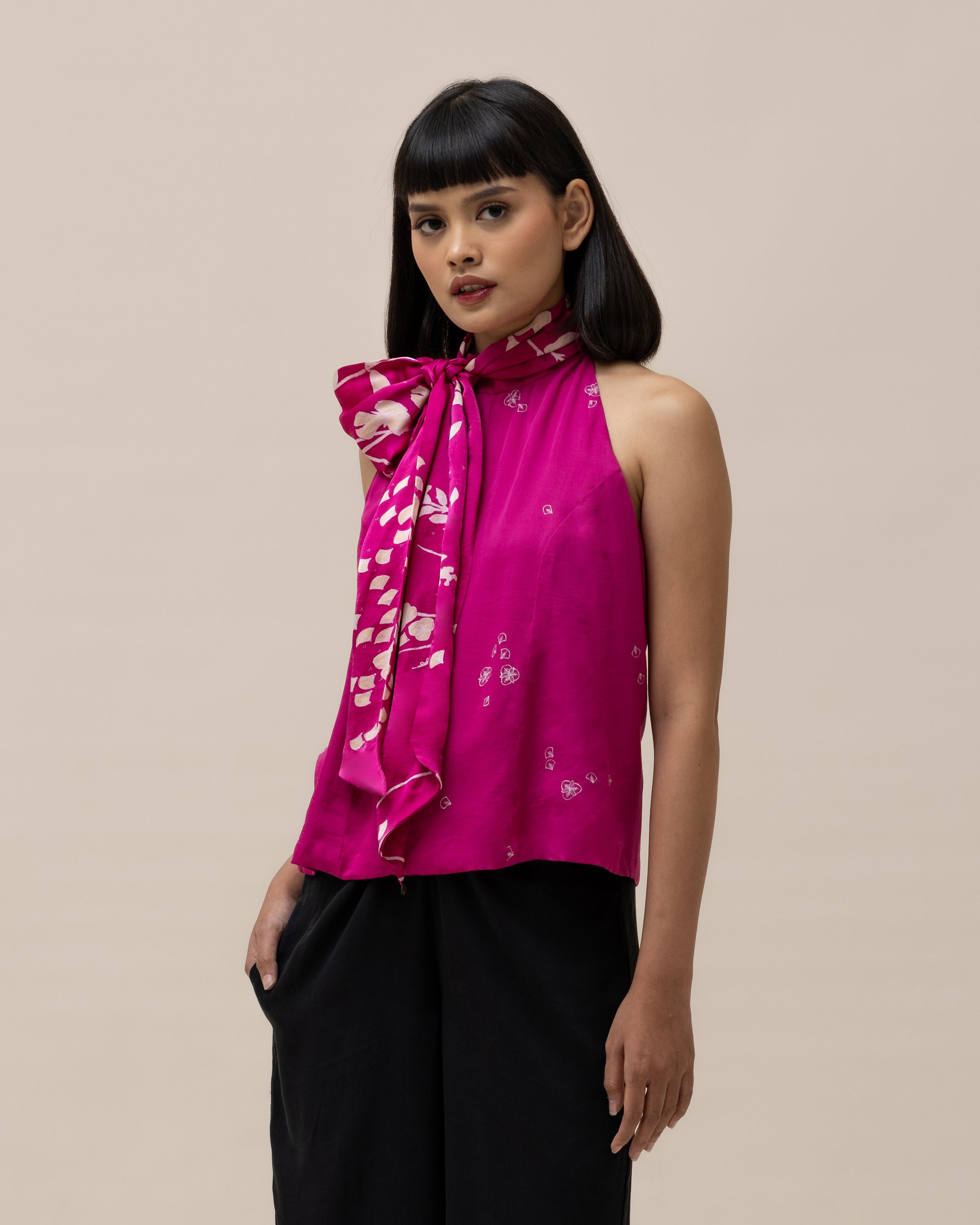 SUKKHA CITTA | KEMBANG - Ribbon Scarf