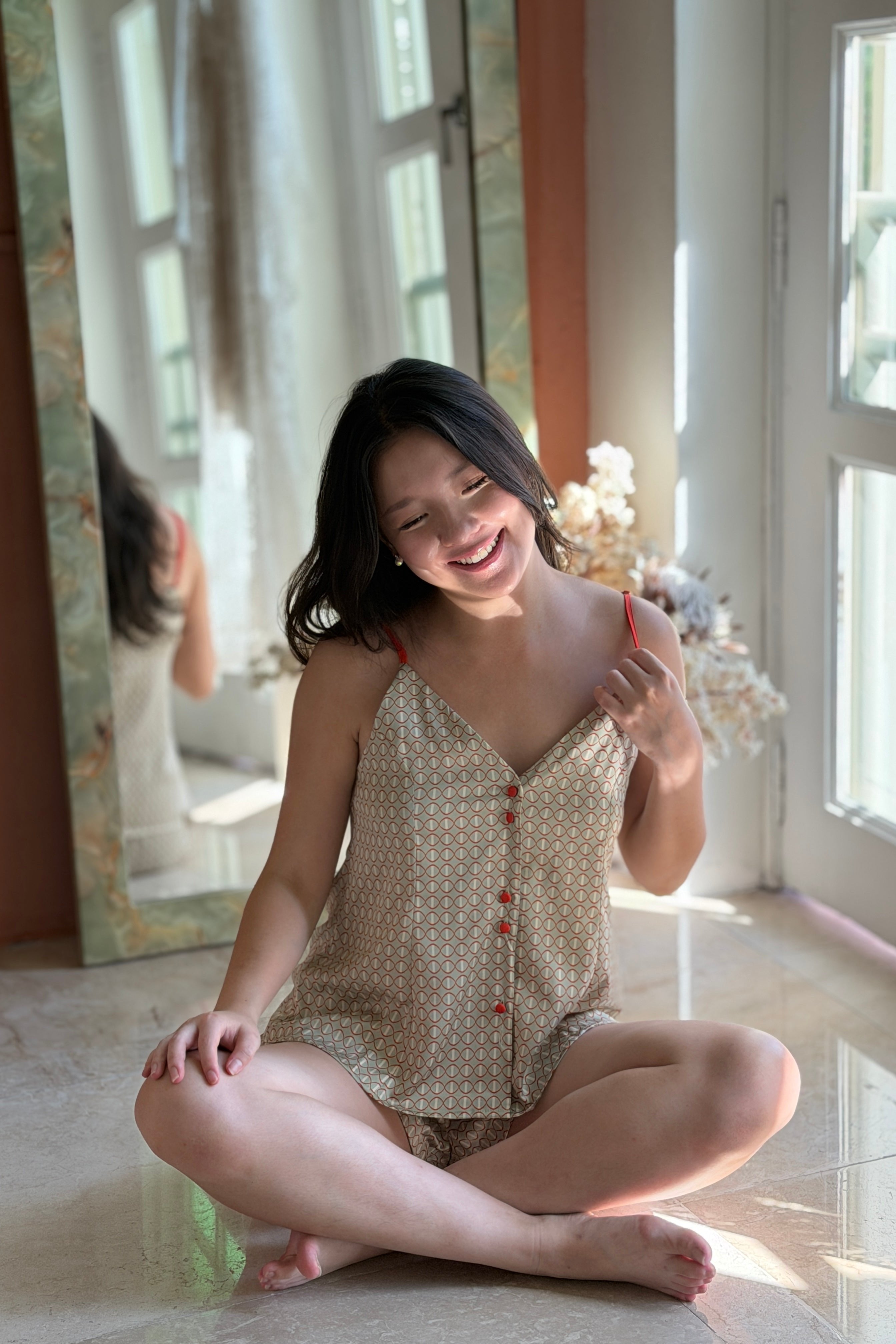 BELLS & BIRDS | Citrus Glow Cami Set