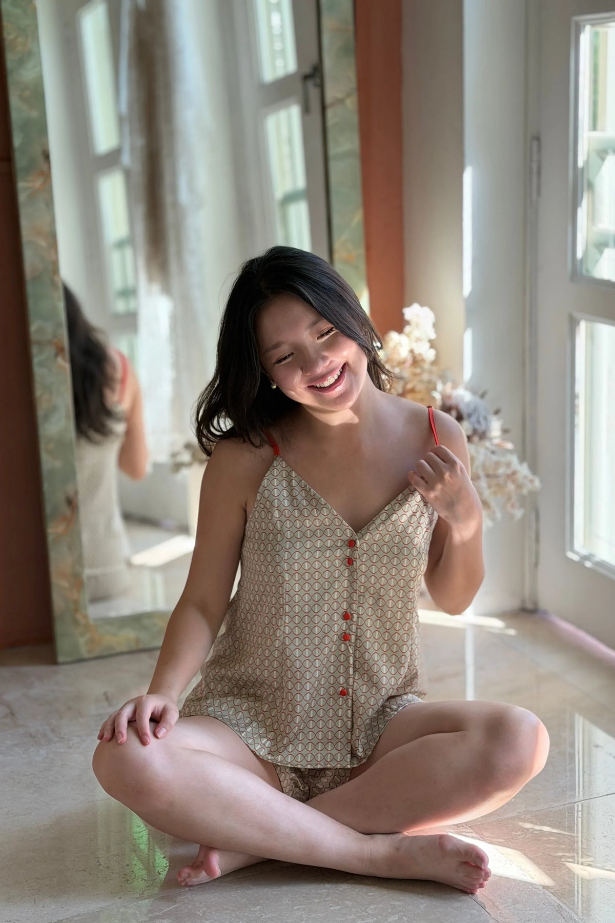 BELLS & BIRDS | Citrus Glow Cami Set