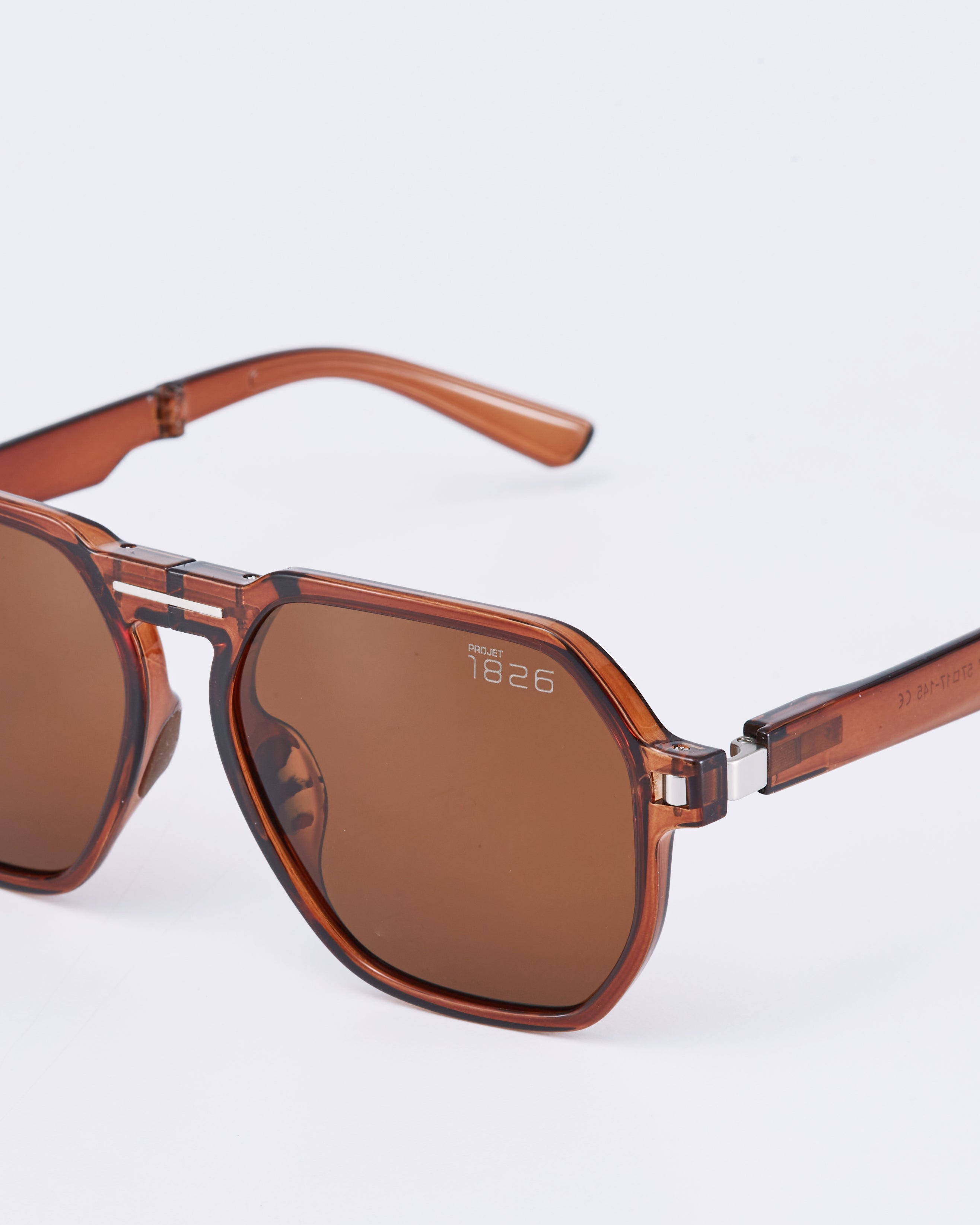 PROJECTWEAR | DAEMYN Polarized Foldable Sunglasses Tea/Black