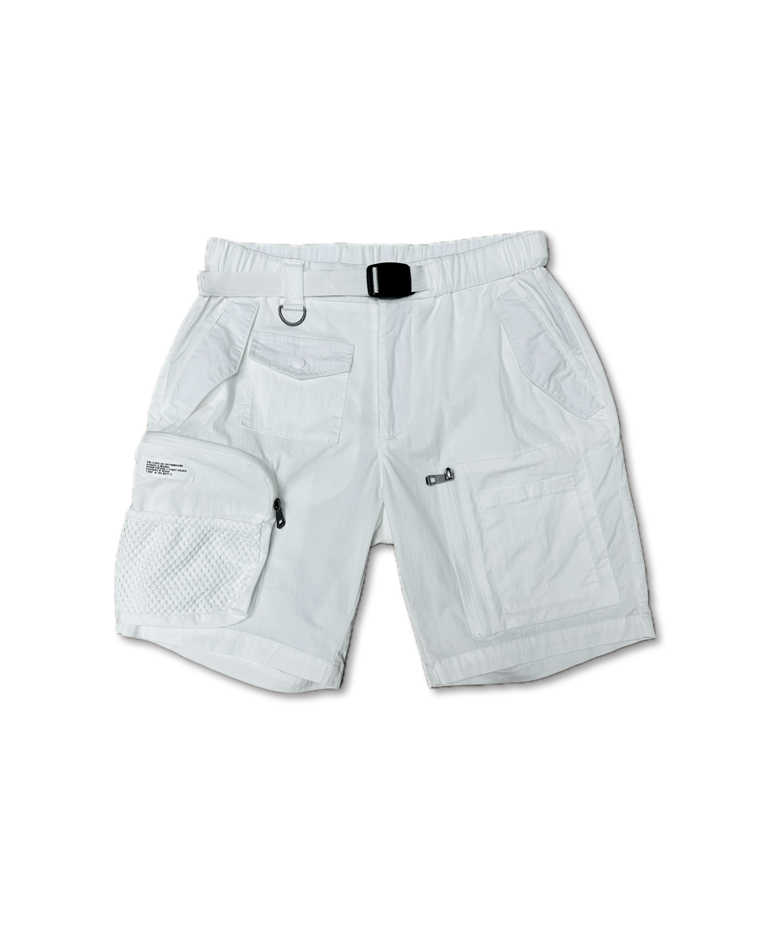 SPARROW GREEN | MAVERICK TECH CARGO Shorts - White