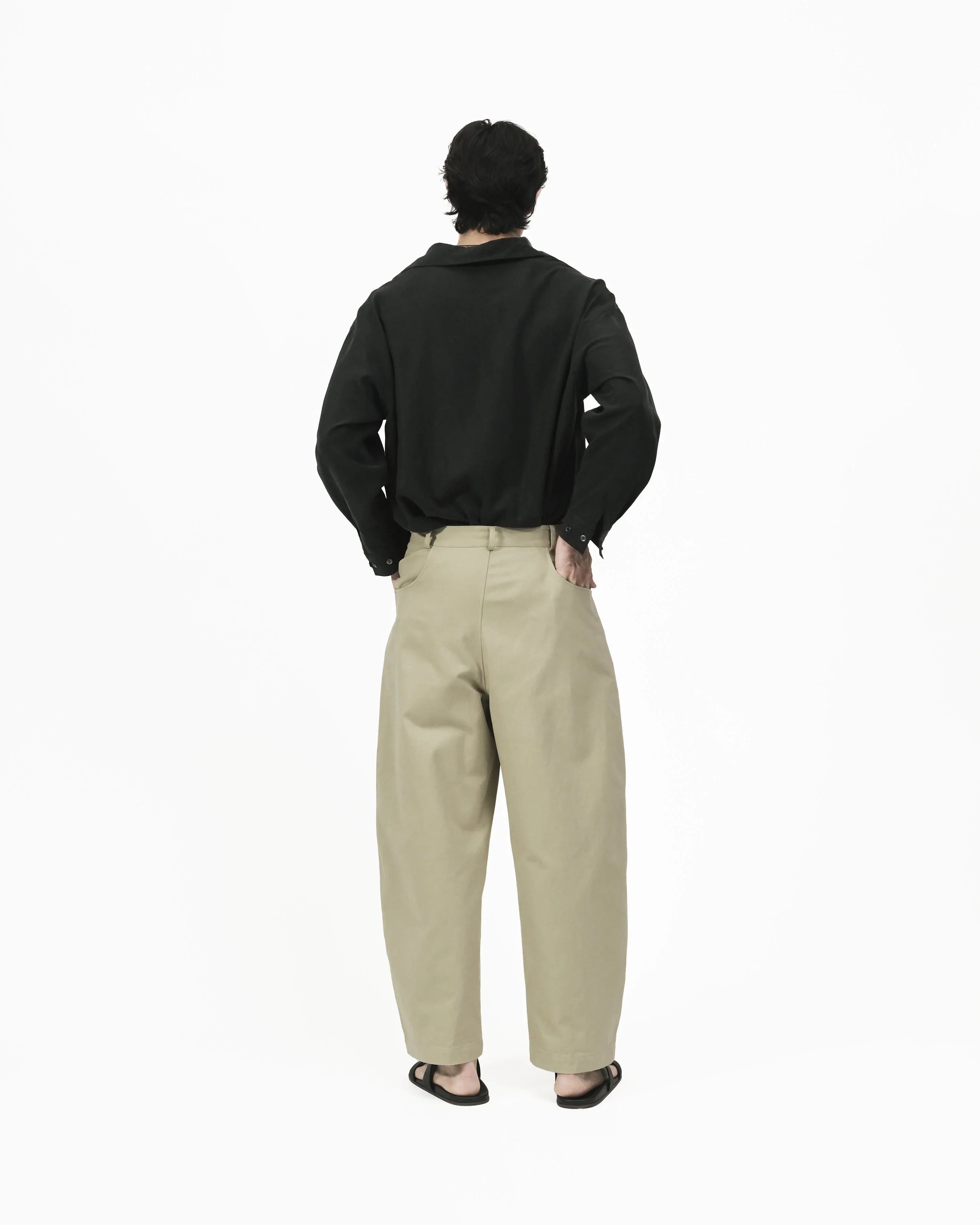 GRAYE | Fluid Knot Shirt - Black