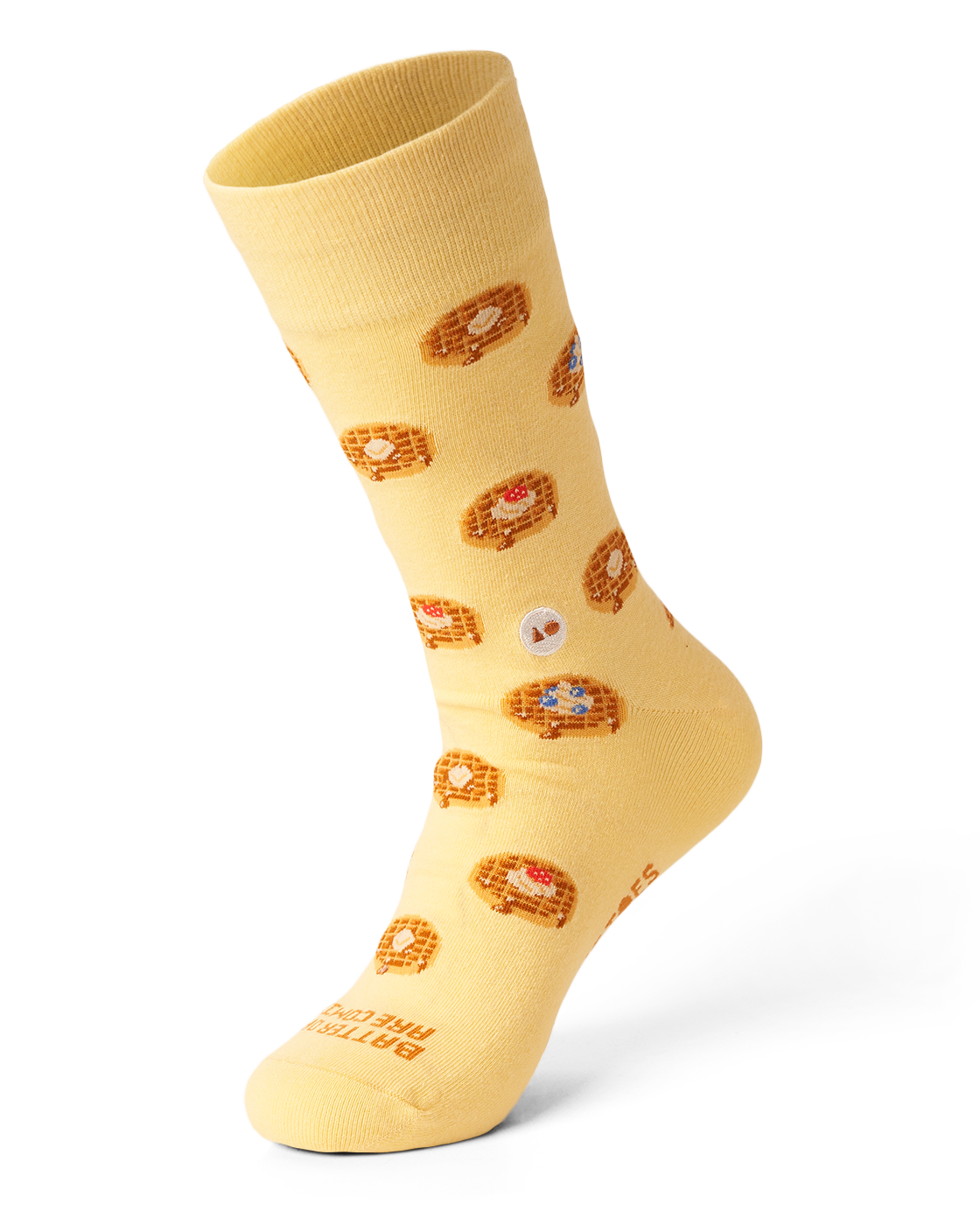 TALKING TOES | Breakfast Waffle Sock